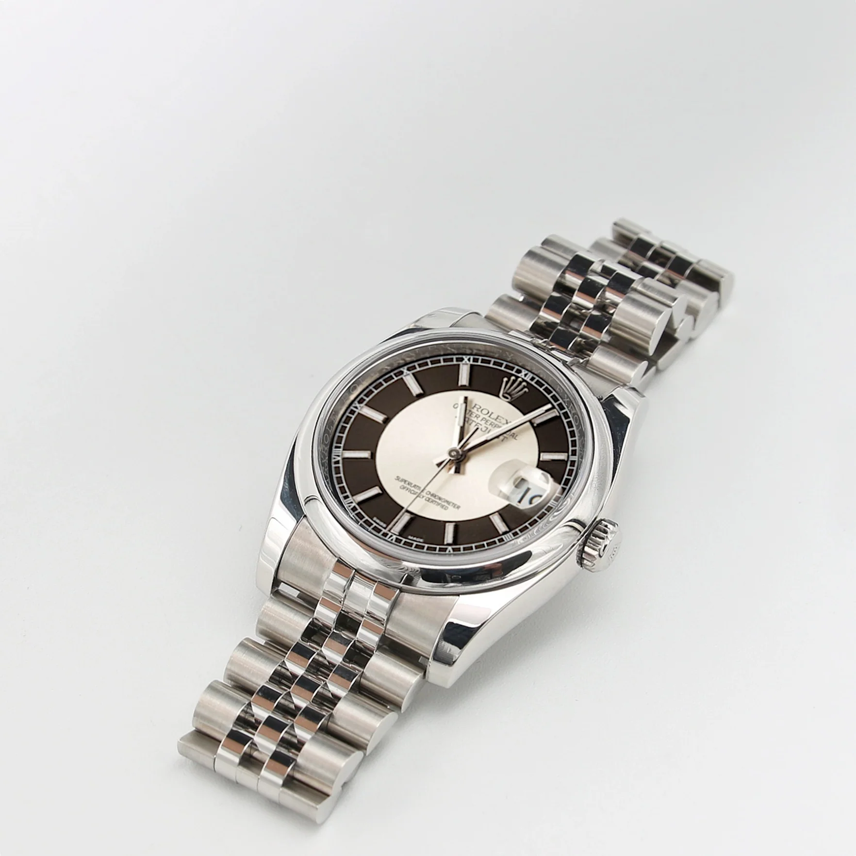 Rolex Datejust ref. 116200 Tuxedo Dial - Jubilee Bracelet - Full Set - Image 3