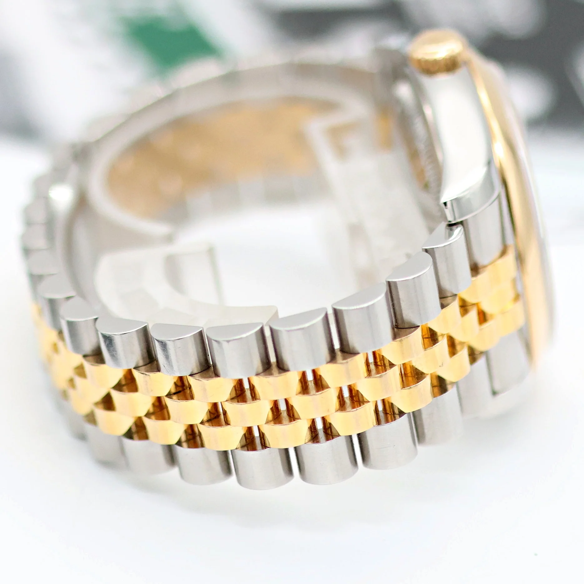 Rolex Datejust ref. 116203 Champagne Roman Dial Jubilee - Full Set - Image 18