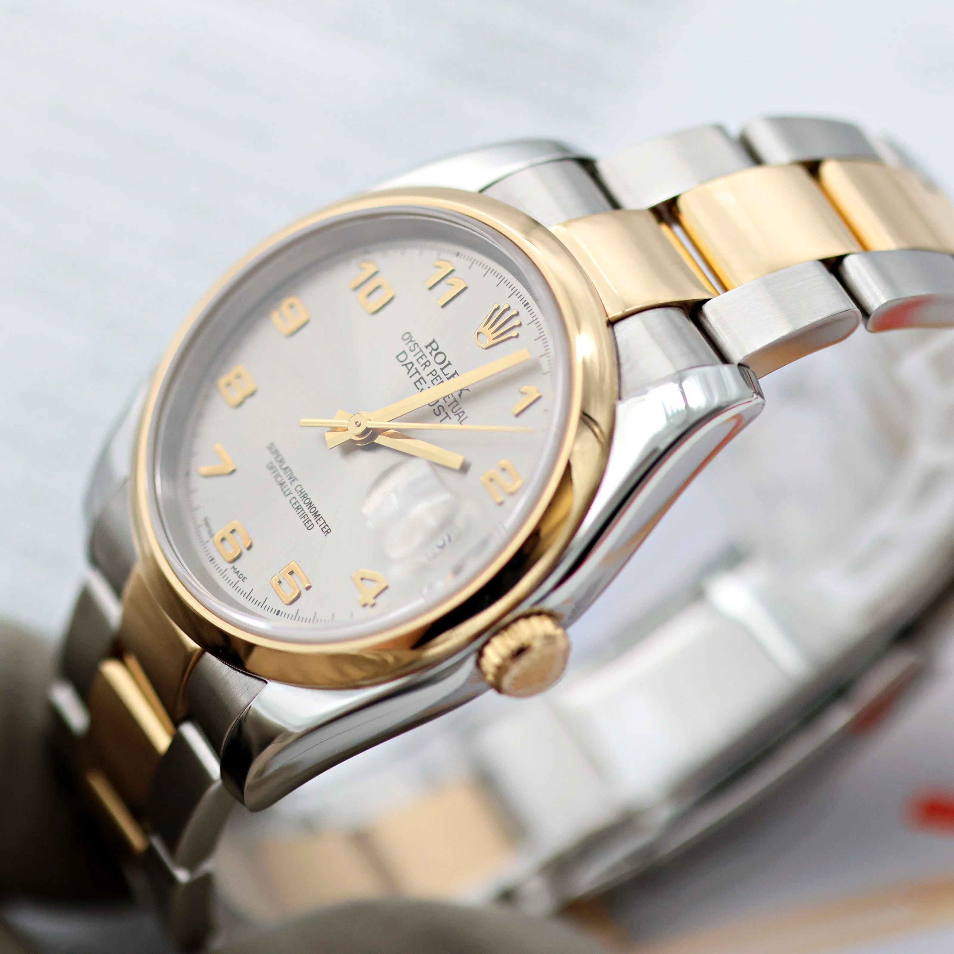 Rolex Datejust ref. 116203 Grey Arabic Dial - Oyster Bracelet - Image 5