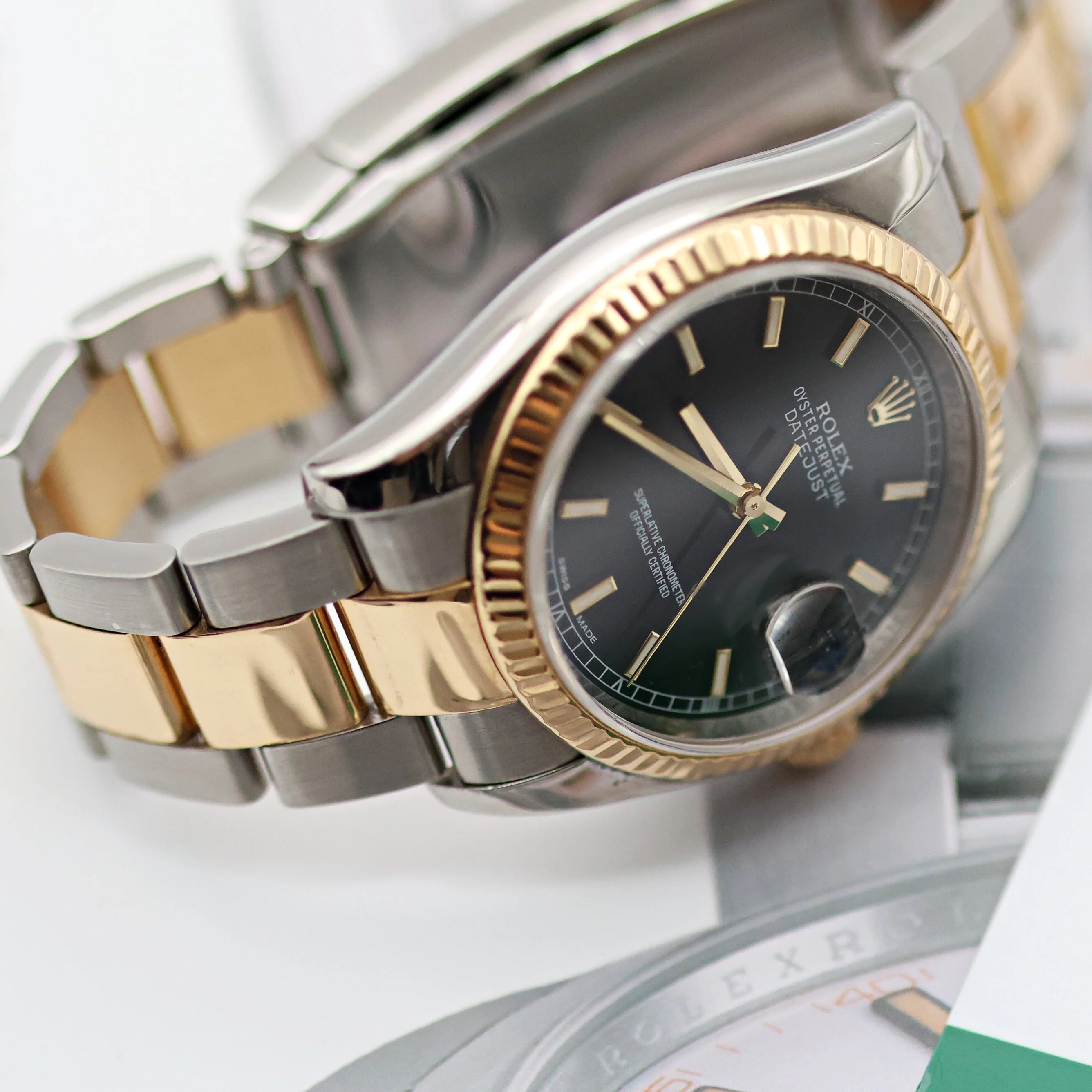 Rolex Datejust ref. 116233 Black Dial  - Oyster Bracelet - Full Set - Image 12