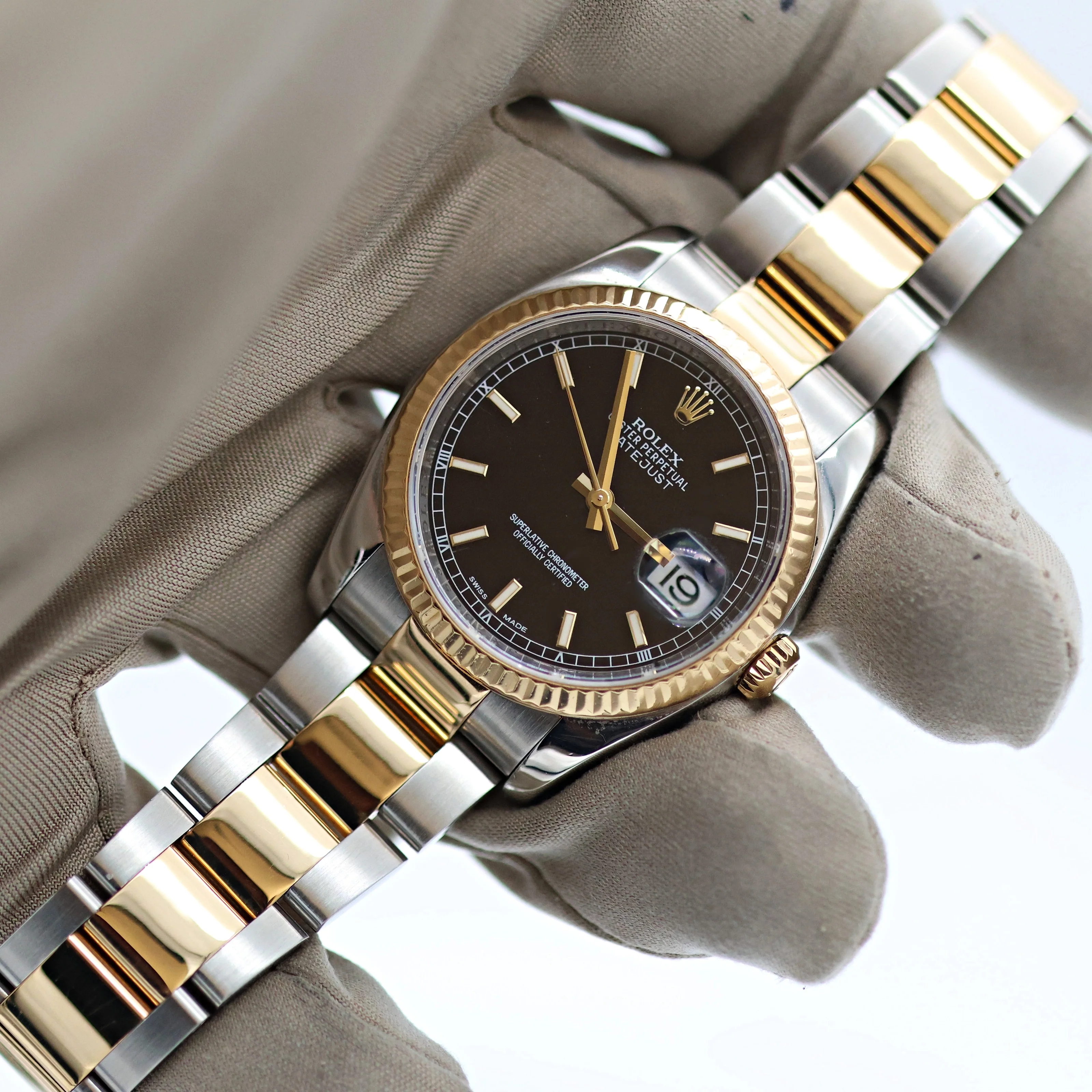 Rolex Datejust ref. 116233 Black Dial  - Oyster Bracelet - Full Set - Image 8