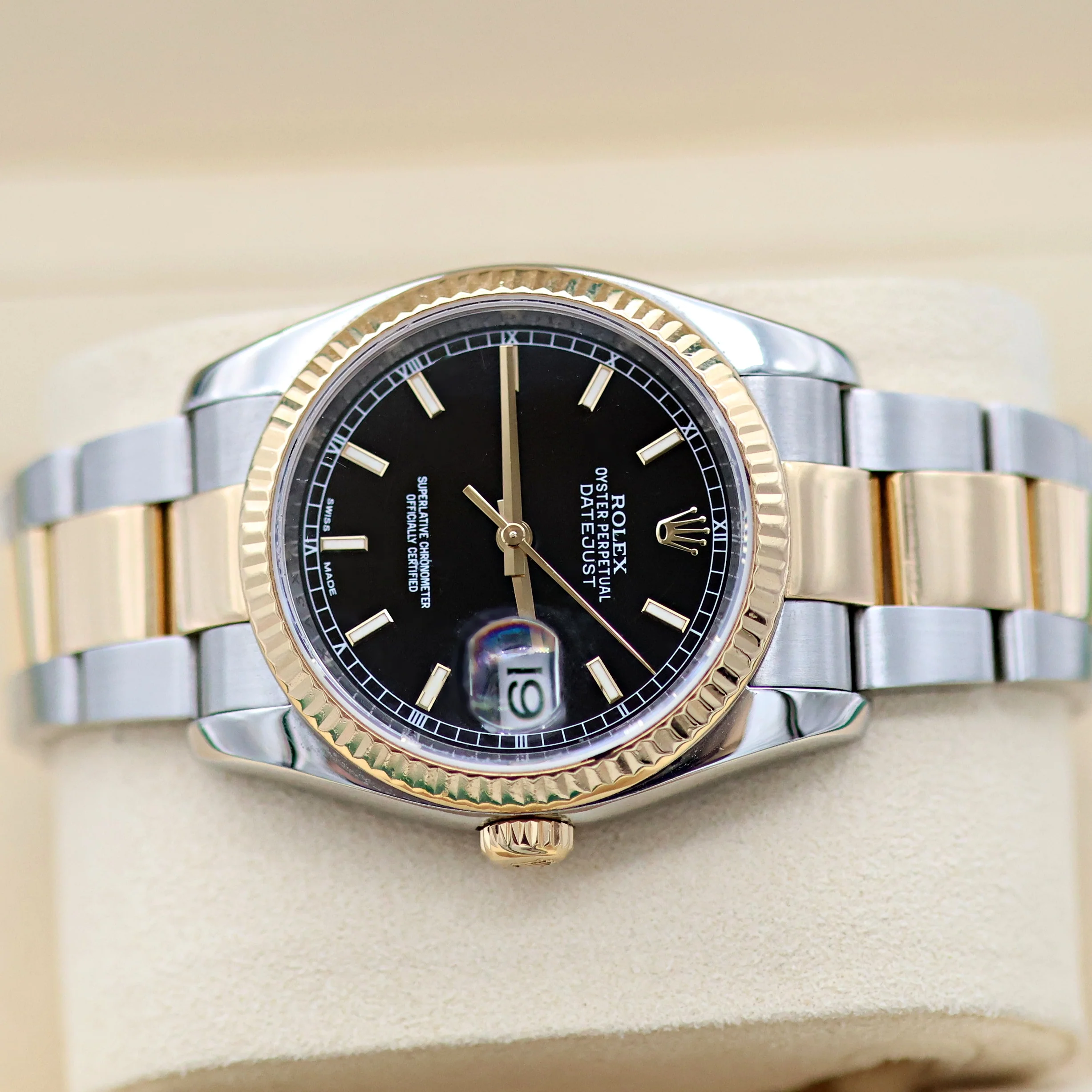 Rolex Datejust ref. 116233 Black Dial  - Oyster Bracelet - Full Set - Image 9