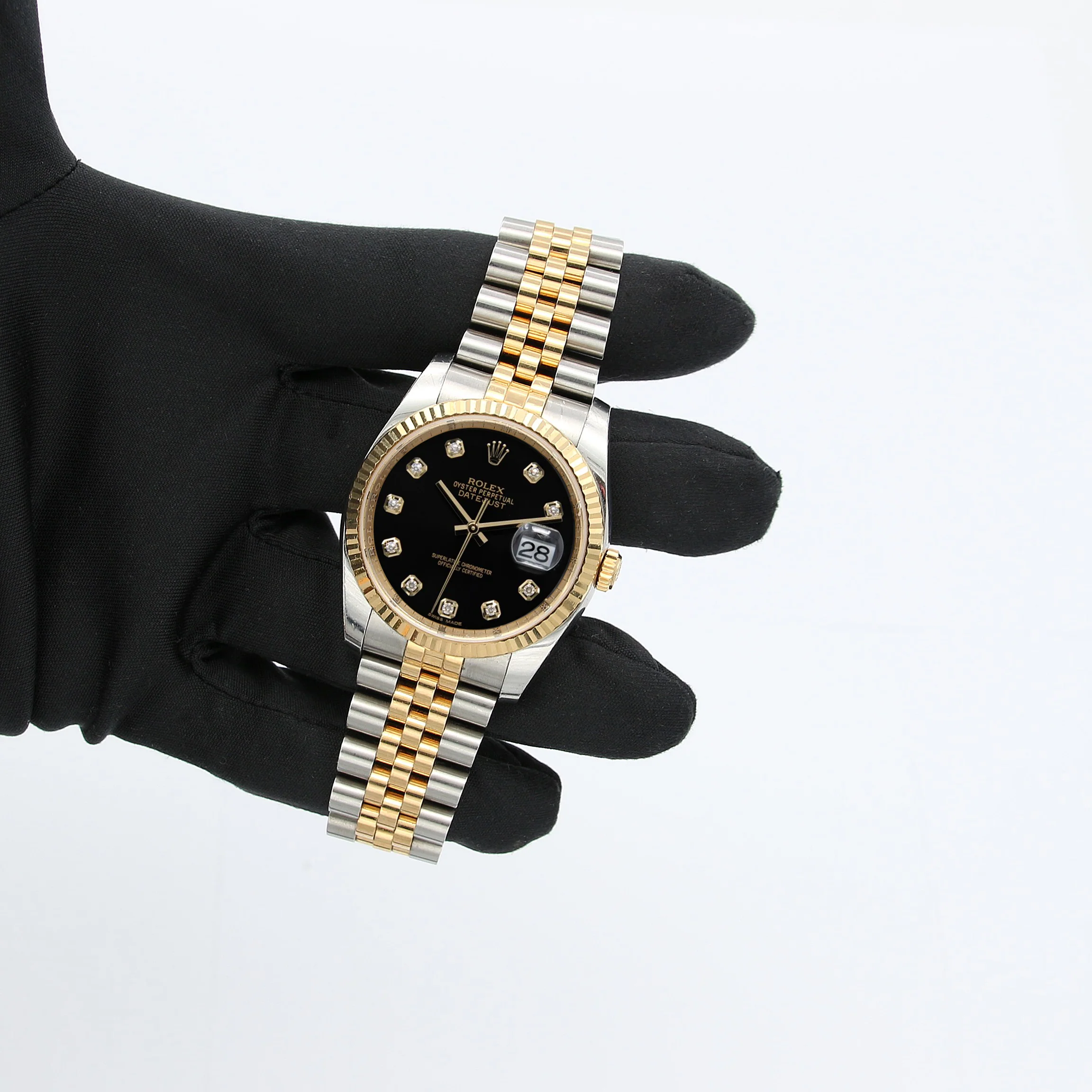 Rolex Datejust ref. 116233 Black Diamonds Dial - Full Set - Image 4