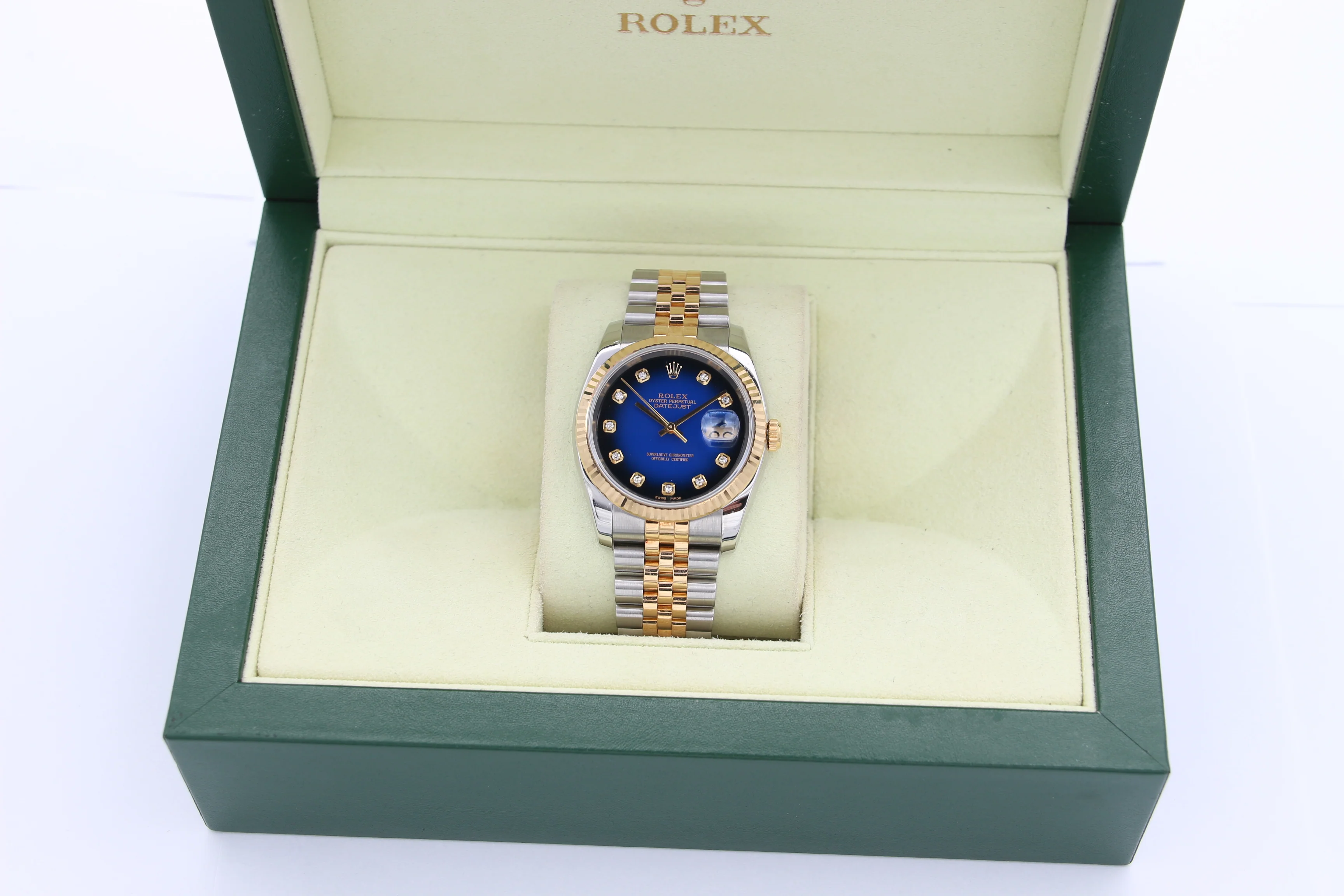 Rolex Datejust ref. 116233 Blue Diamonds Dial - Full Set - Image 3