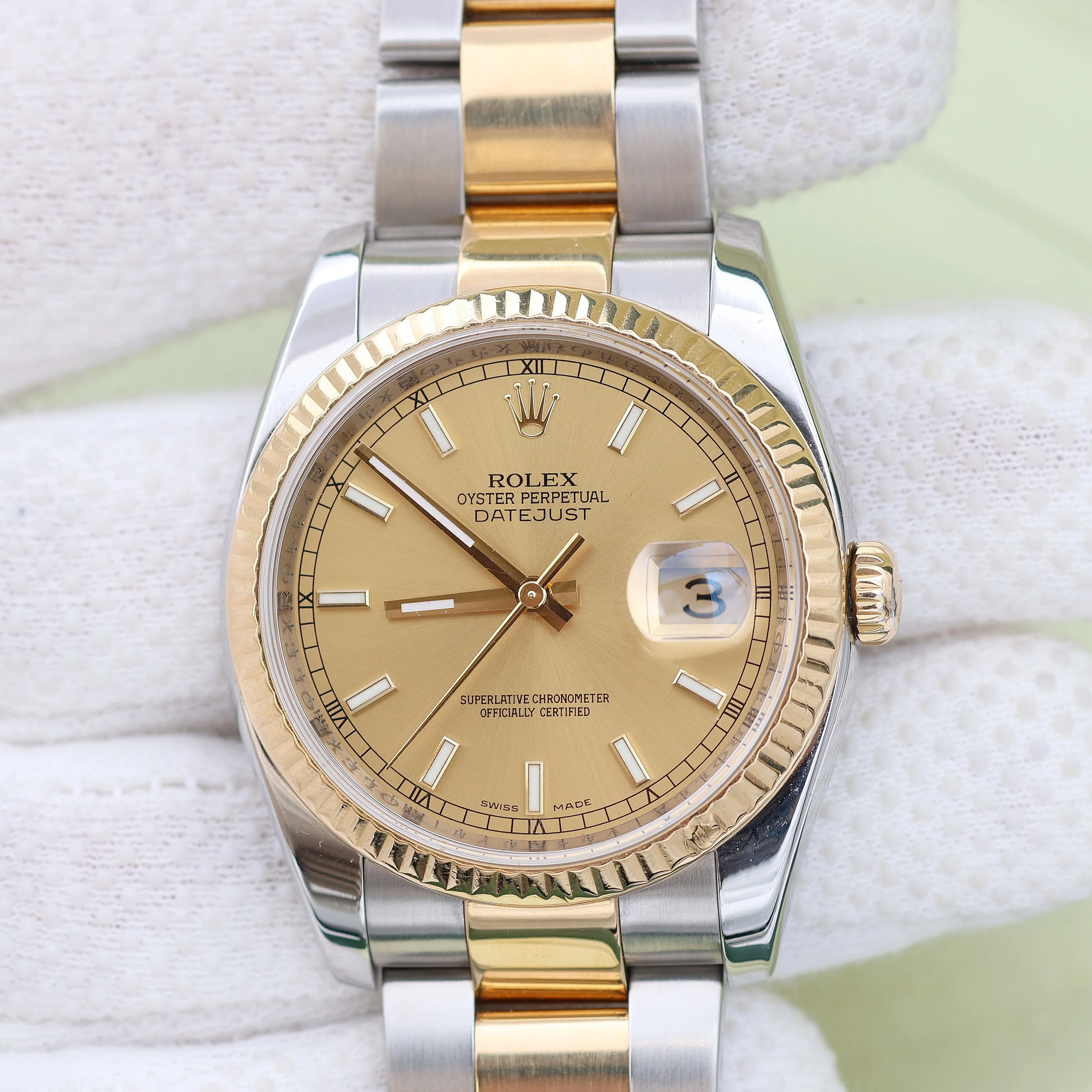 Rolex Datejust ref. 116233 Champagne Dial - Oyster Bracelet - Full Set