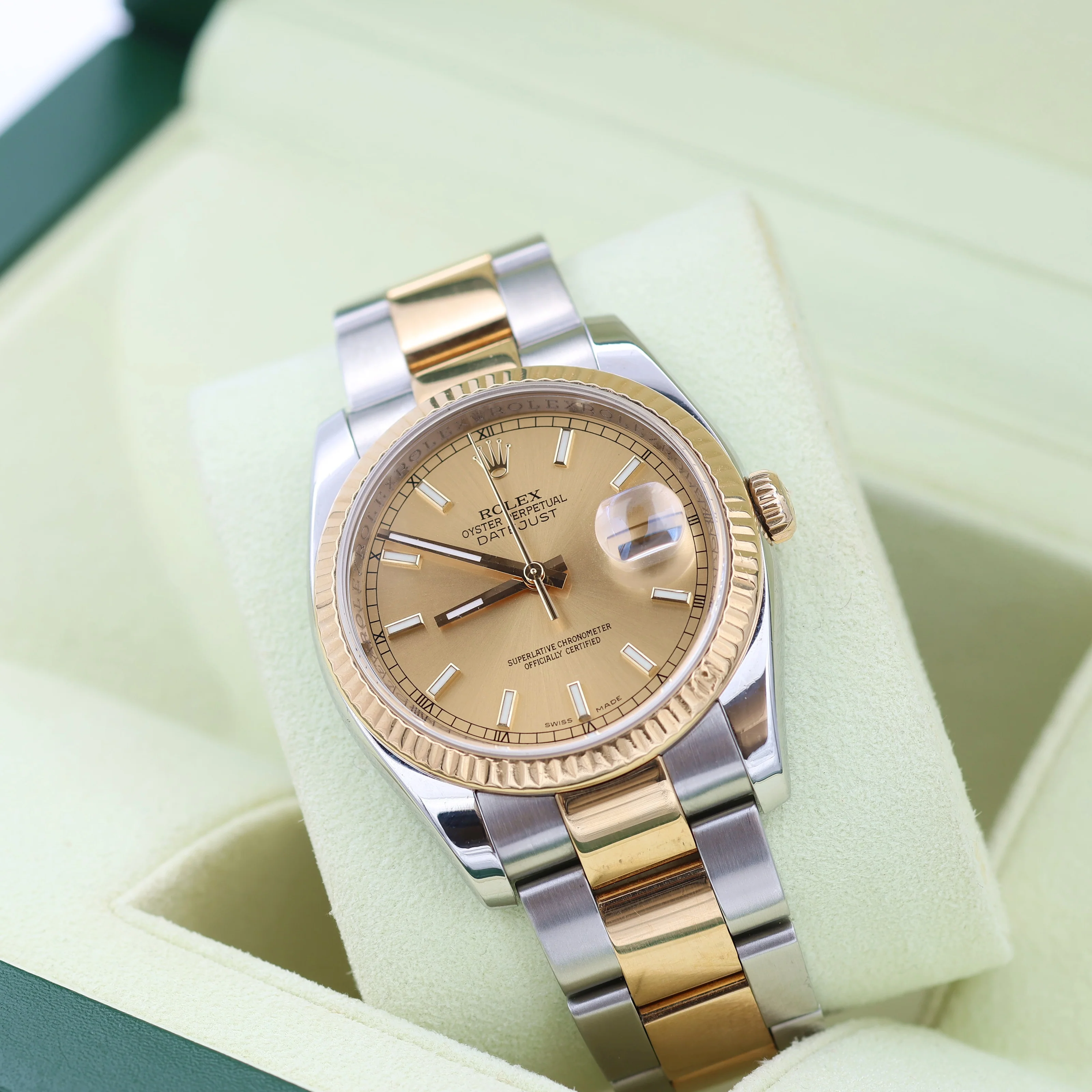 Rolex Datejust ref. 116233 Champagne Dial - Oyster Bracelet - Full Set - Image 3