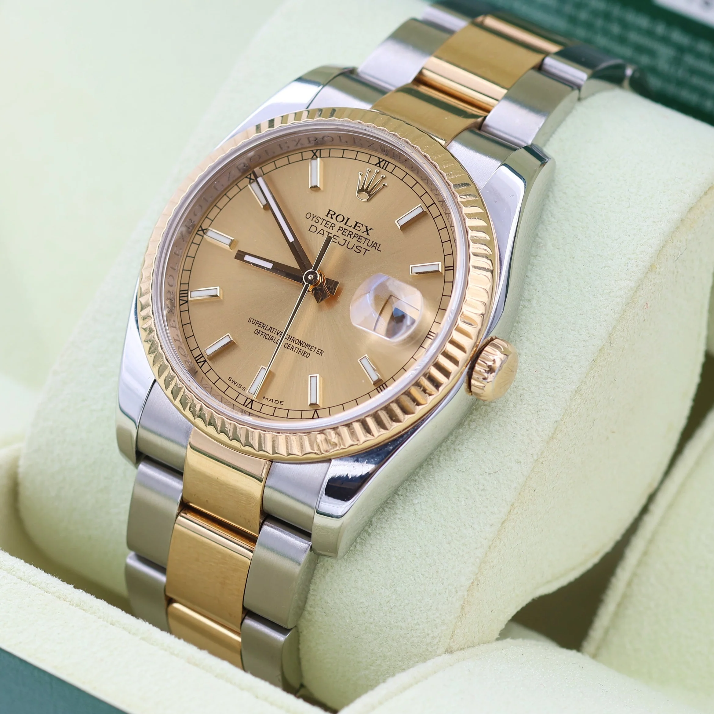 Rolex Datejust ref. 116233 Champagne Dial - Oyster Bracelet - Full Set - Image 4