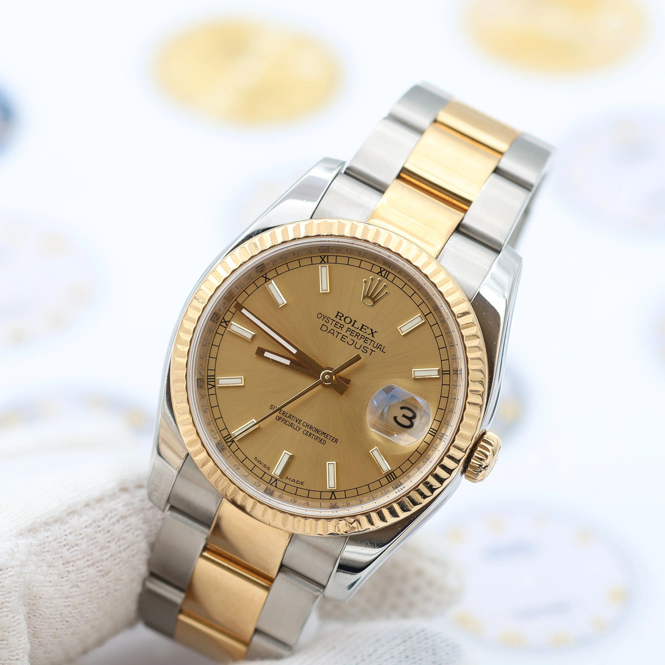 Rolex Datejust ref. 116233 Champagne Dial - Oyster Bracelet - Full Set - Image 6