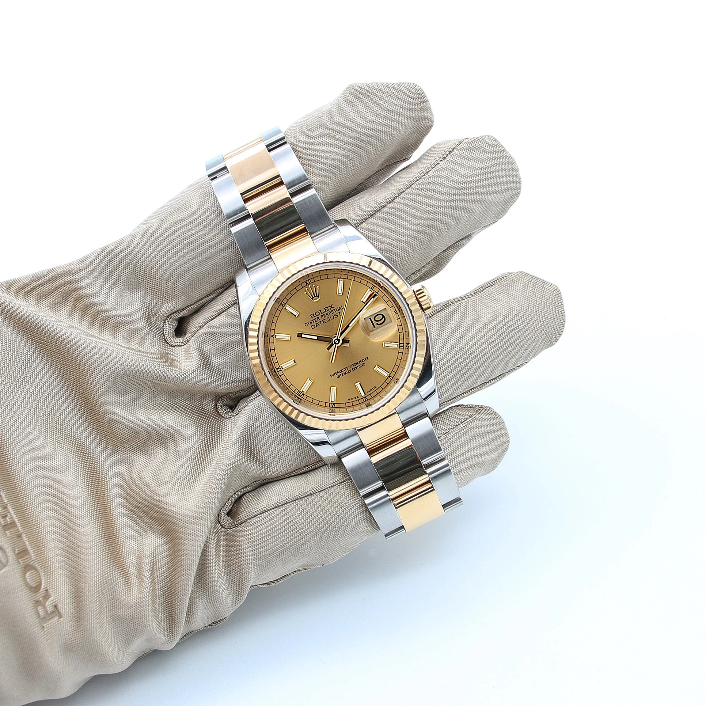Rolex Datejust ref. 116233 Champagne Dial - Oyster Bracelet - Full Set - Image 2