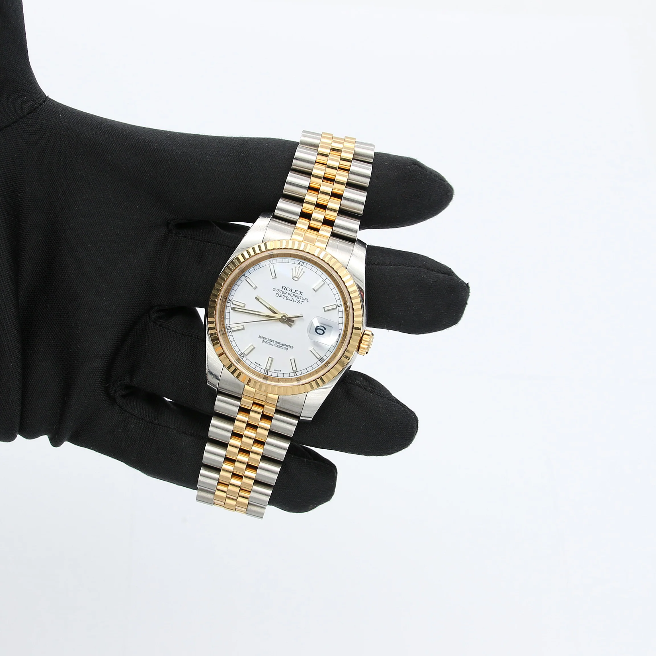 Rolex Datejust ref. 116233 White Dial - Jubilee Bracelet - Full Set - Image 3