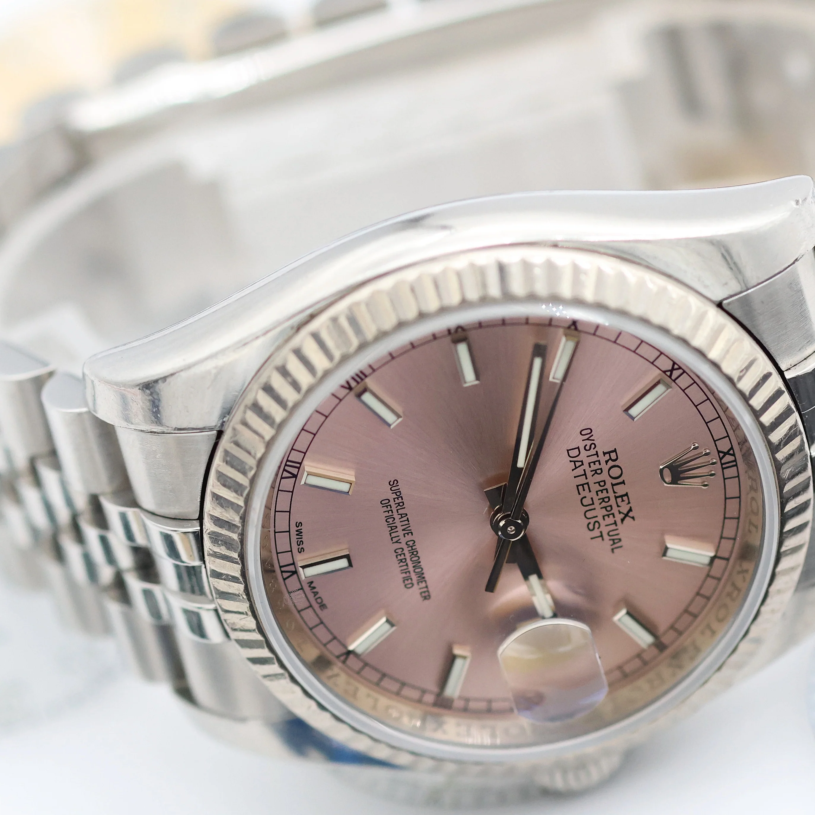 Rolex Datejust ref. 116234 Pink Dial - Jubilee - Image 10