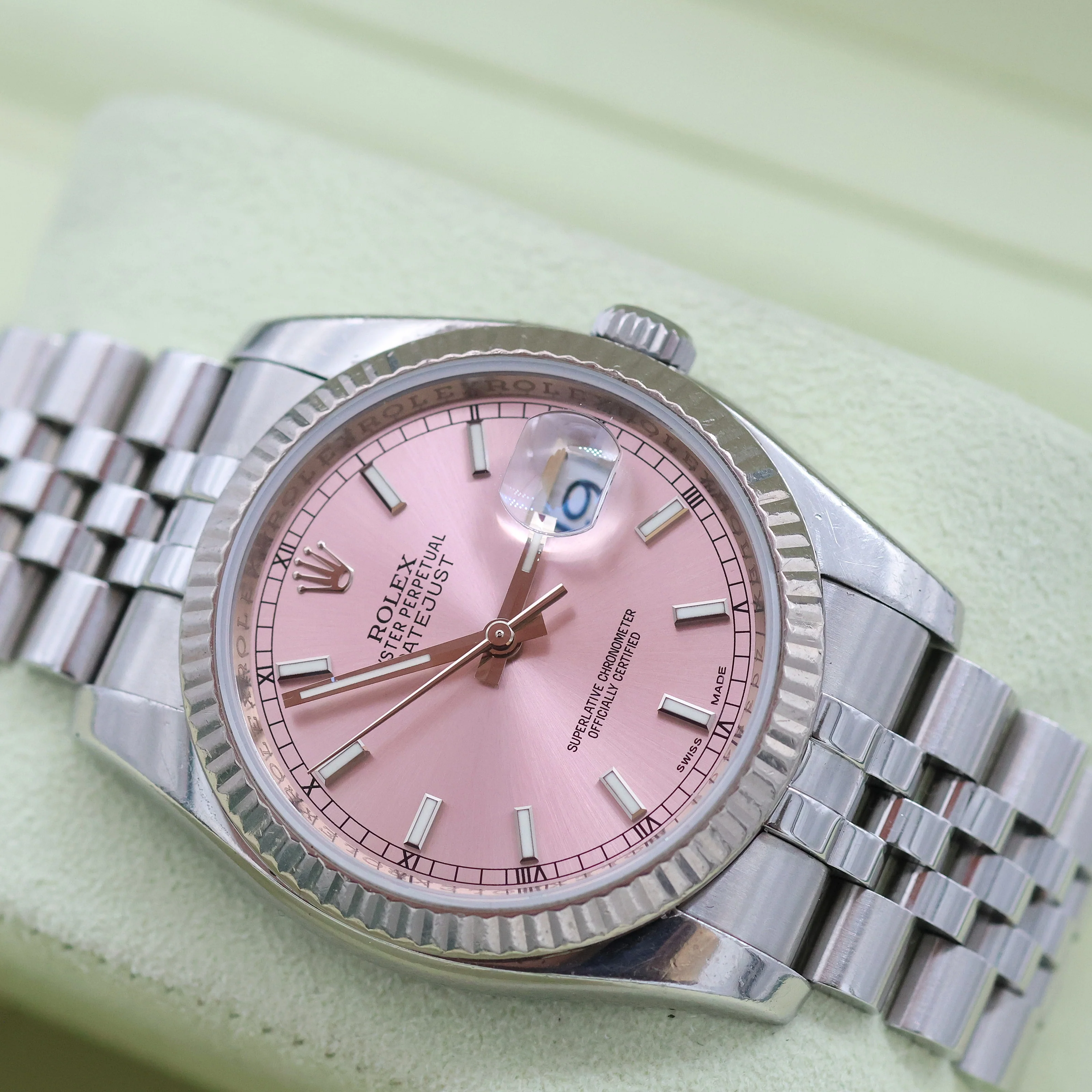 Rolex Datejust ref. 116234 Pink Dial - Jubilee - Image 11