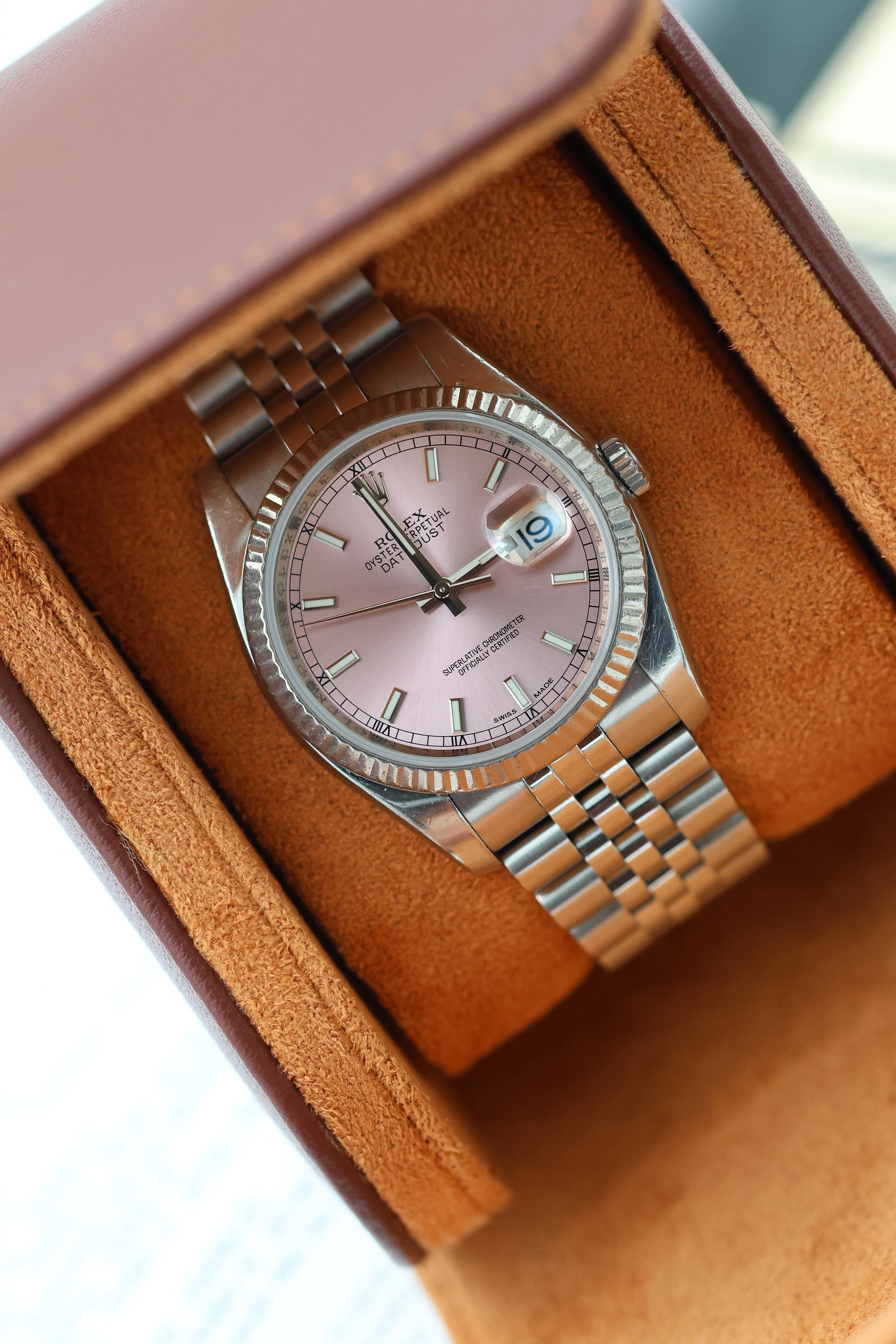 Rolex Datejust ref. 116234 Pink Dial - Jubilee - Image 2