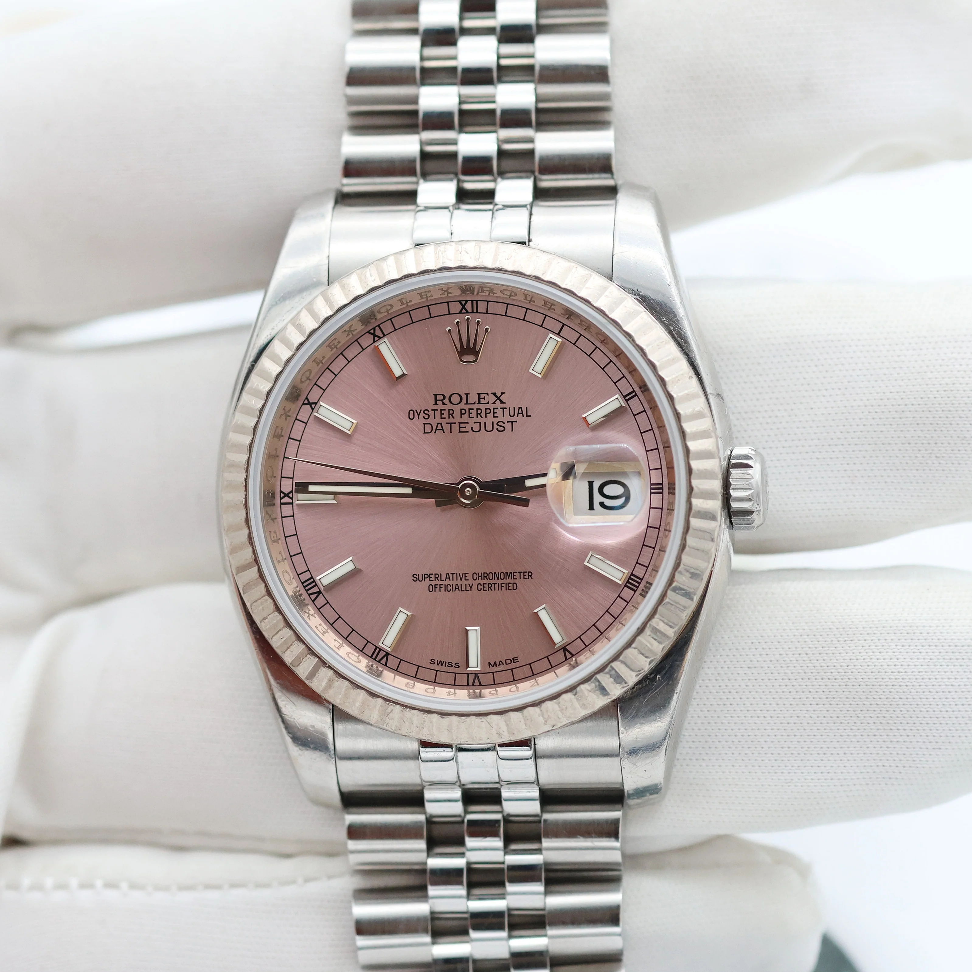 Rolex Datejust ref. 116234 Pink Dial - Jubilee - Image 5