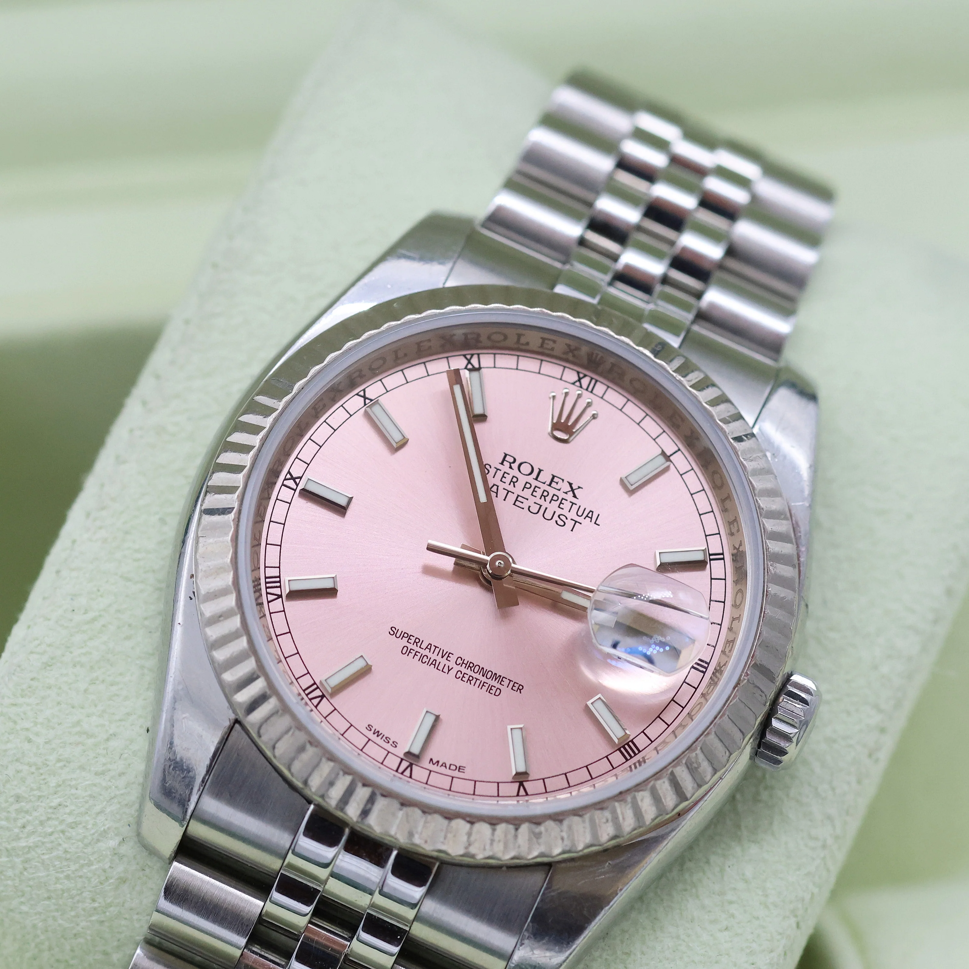 Rolex Datejust ref. 116234 Pink Dial - Jubilee - Image 6