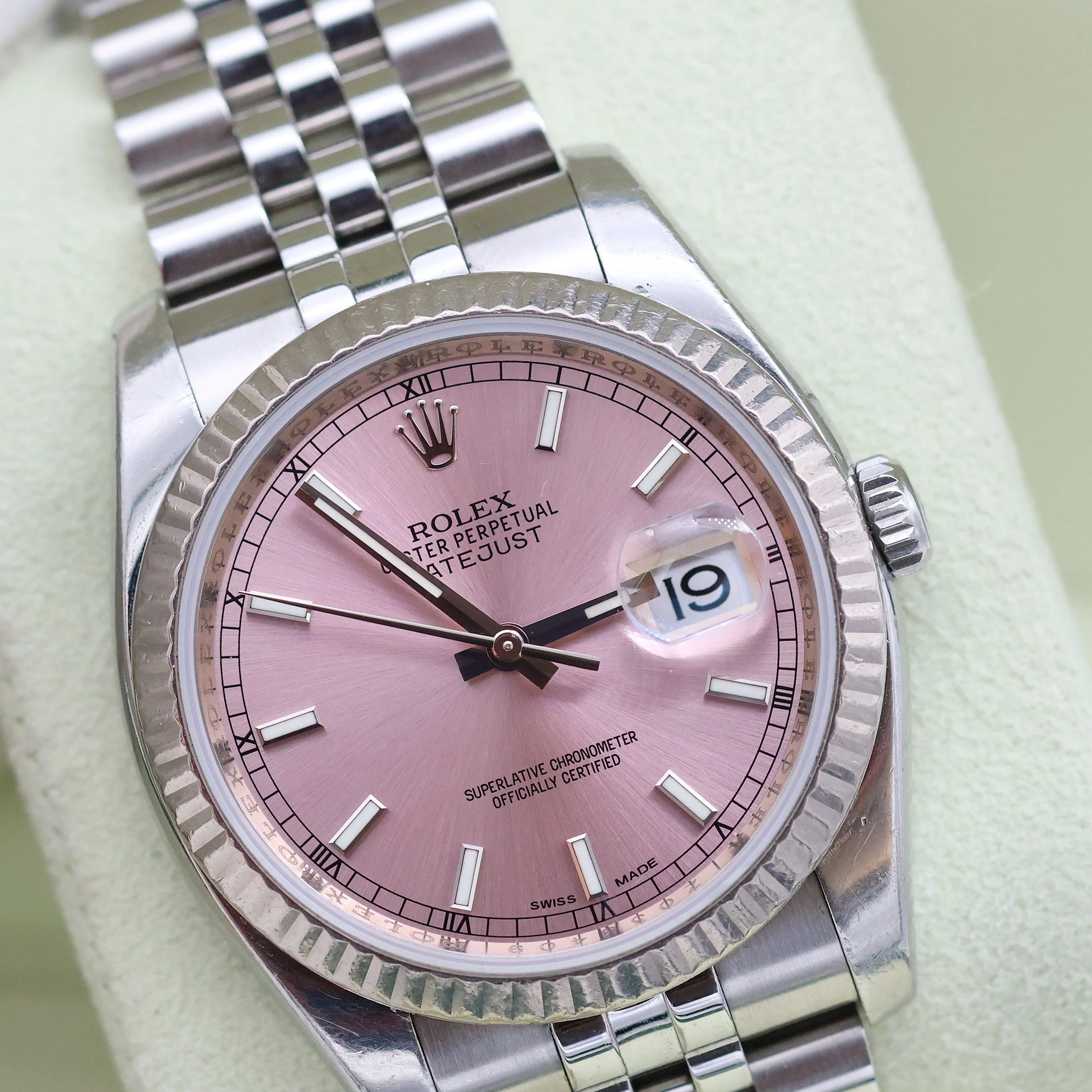 Rolex Datejust ref. 116234 Pink Dial - Jubilee - Image 7