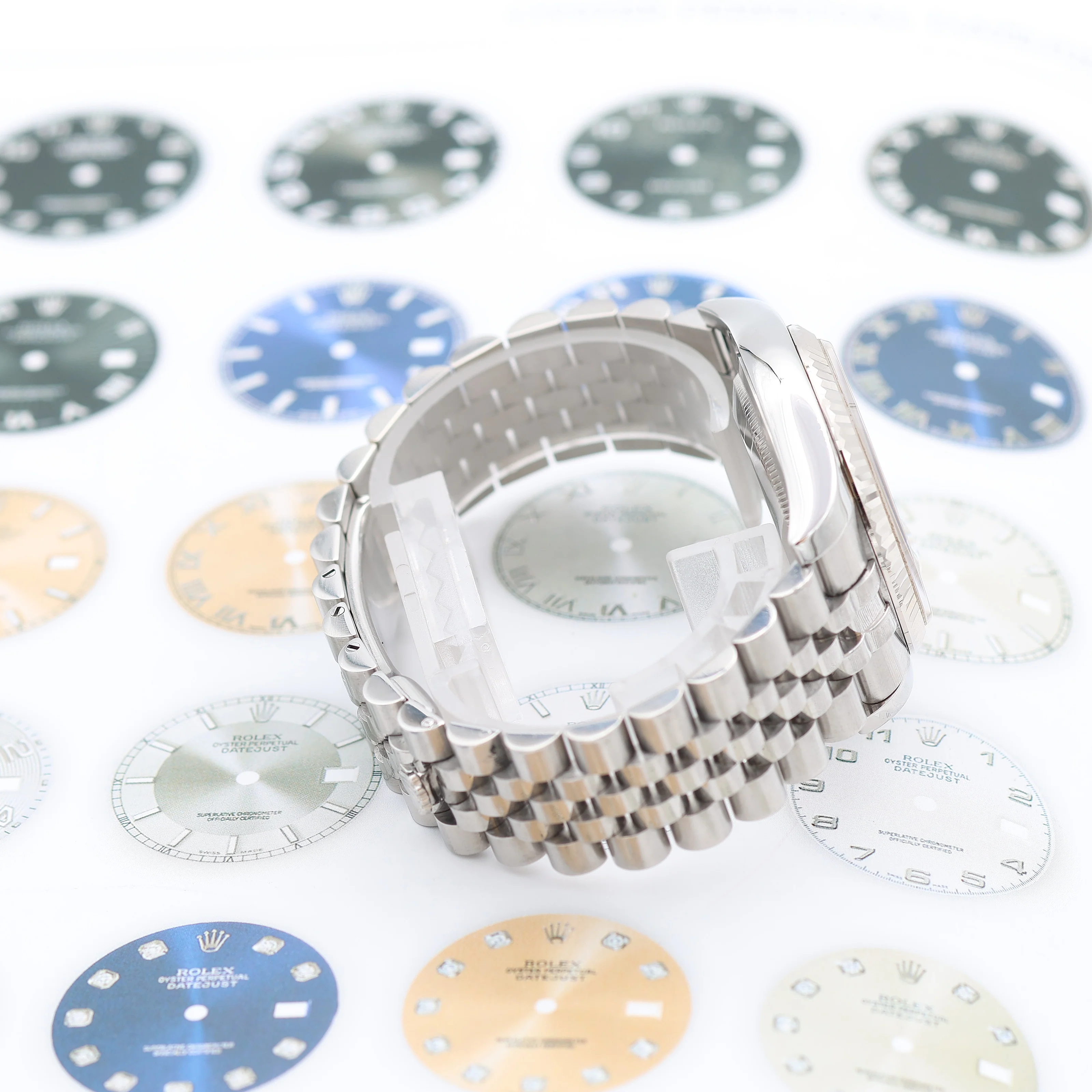 Rolex Datejust ref. 116234 Silver Computer Diamonds Dial - Jubilee Bracelet - Image 7