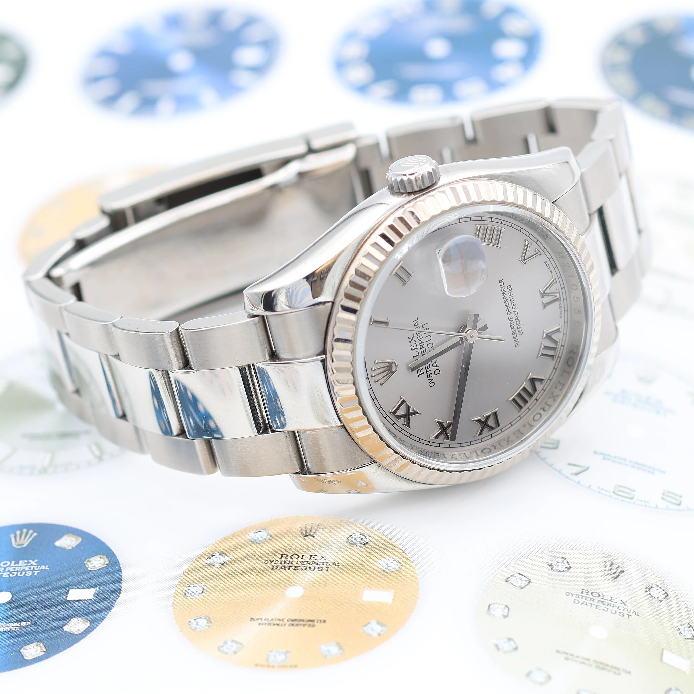 Rolex Datejust ref. 116234 Silver Roman Dial - Oyster Bracelet - Full Set - Image 7