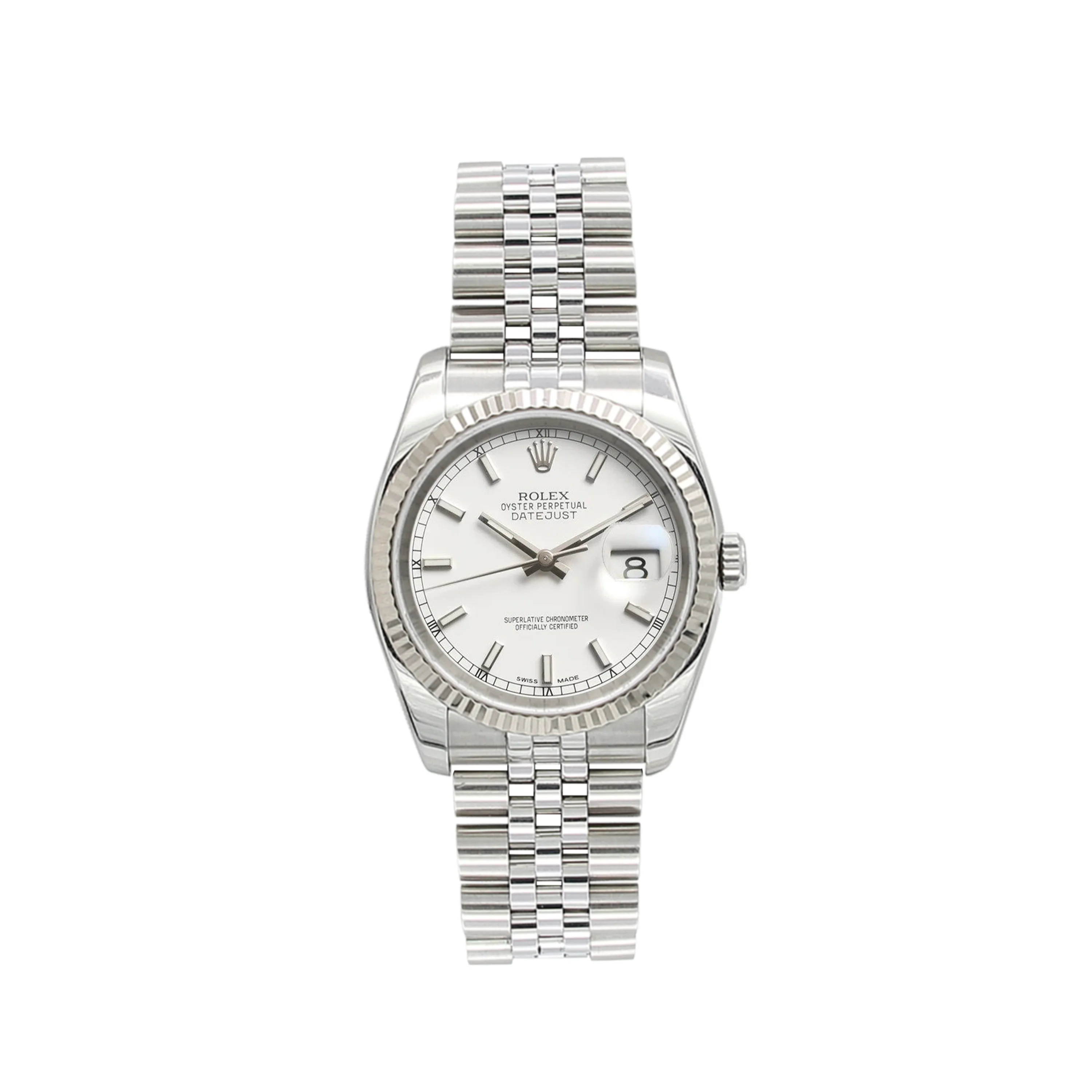 Rolex Datejust ref. 116234 White Dial - Jubilee - Full Set