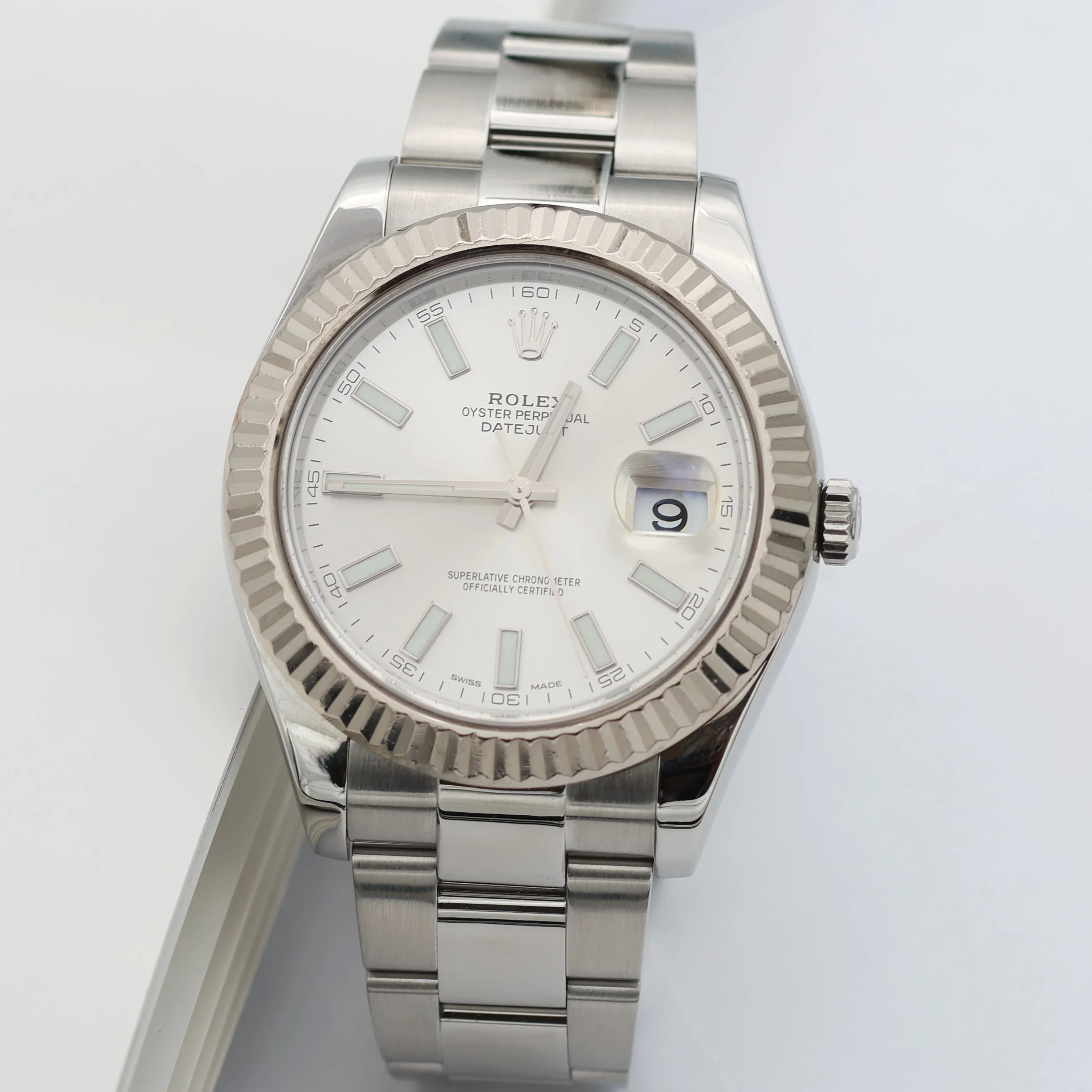 Rolex Datejust II ref. 116334 Silver Dial Oyster bracelet - Full Set - Image 5
