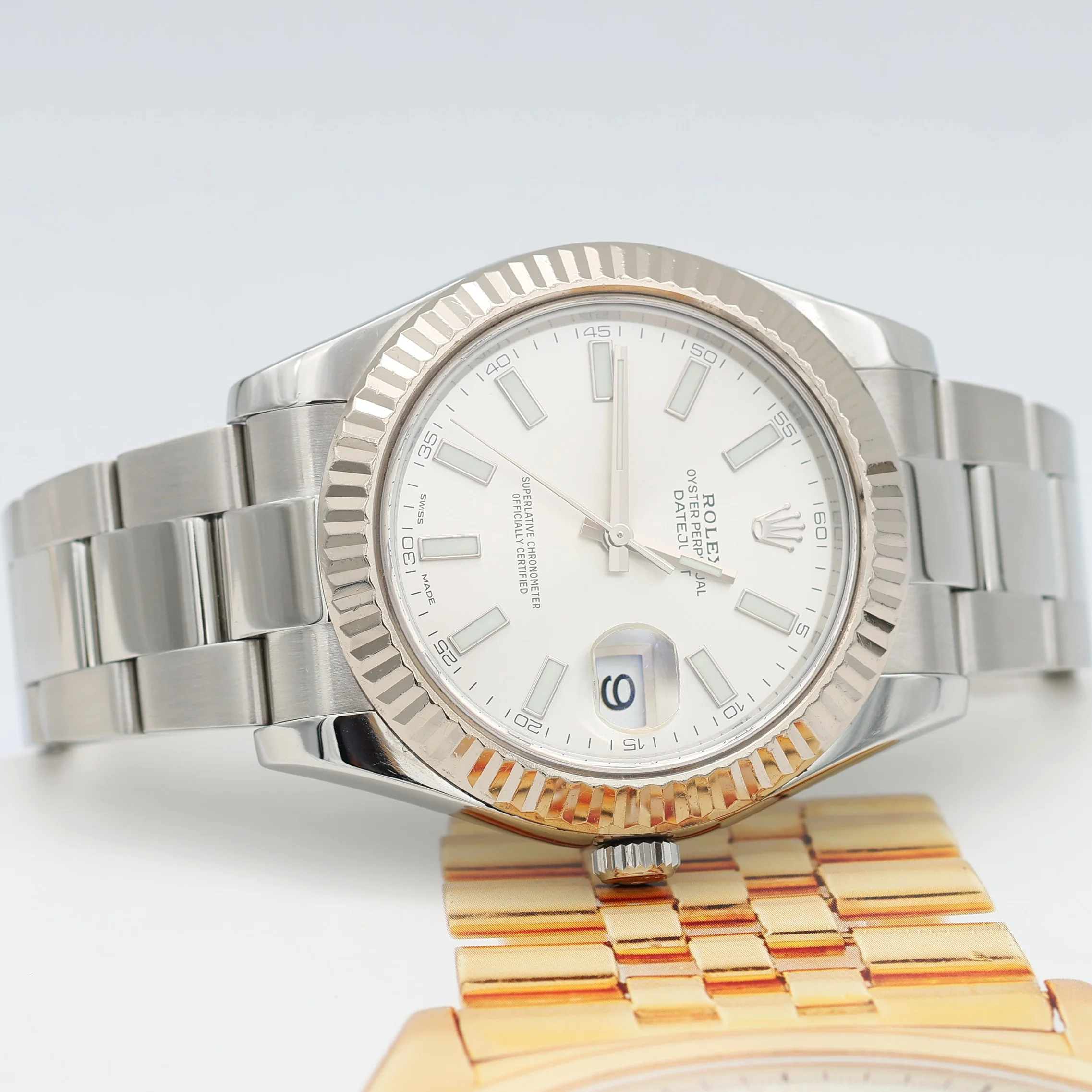 Rolex Datejust II ref. 116334 Silver Dial Oyster bracelet - Full Set - Image 7