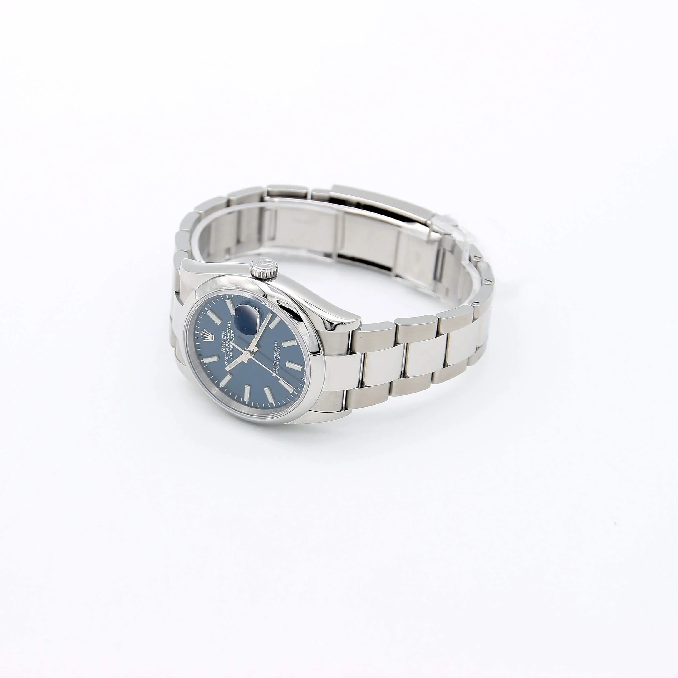 Rolex Datejust ref. 126200 Blue Dial Oyster bracelet - Full Set - Image 6