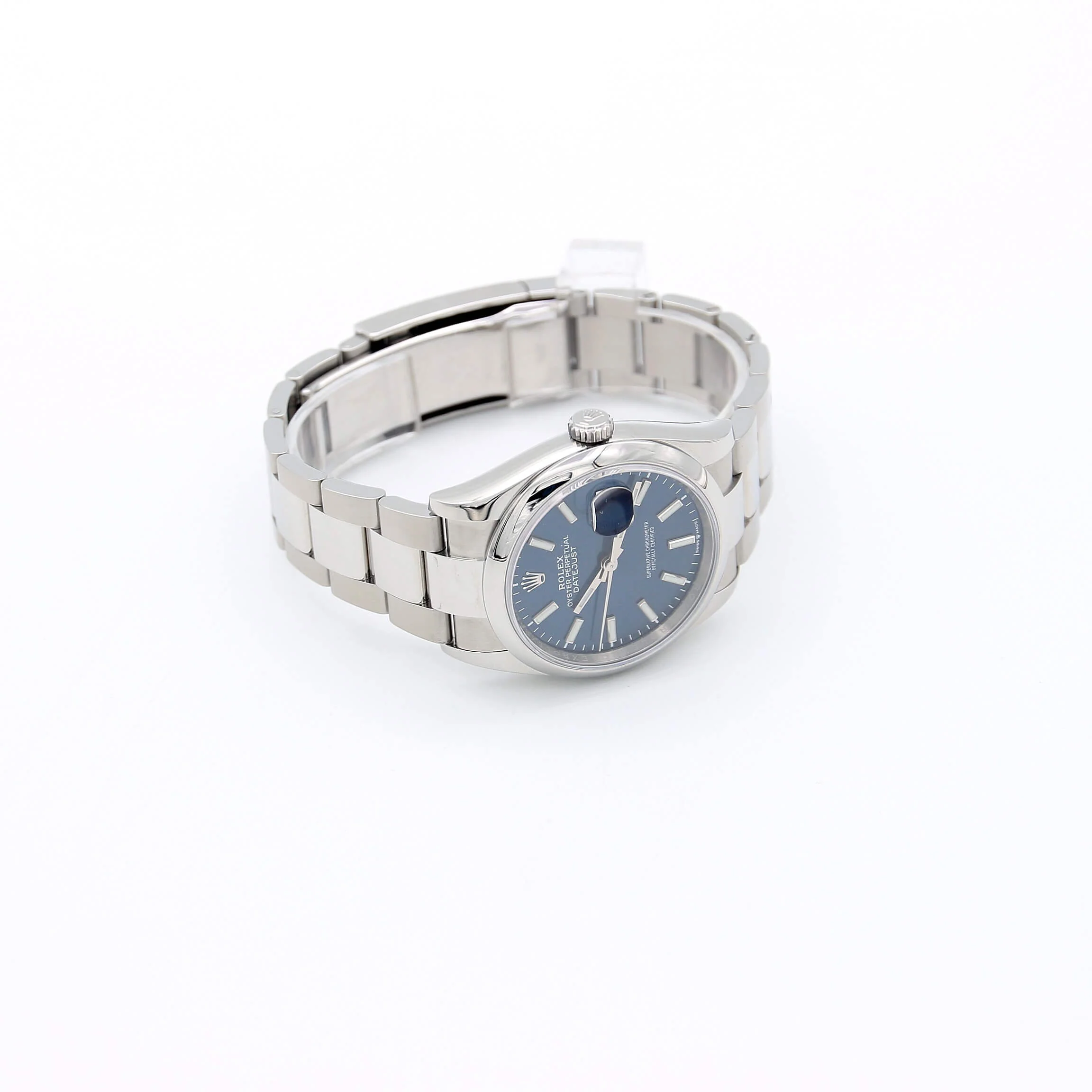 Rolex Datejust ref. 126200 Blue Dial Oyster bracelet - Full Set - Image 7