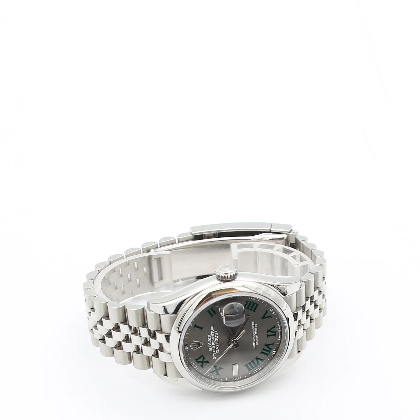 Rolex Datejust ref. 126200 Wimbledon Dial Jubilee Bracelet - Full Set - Image 7