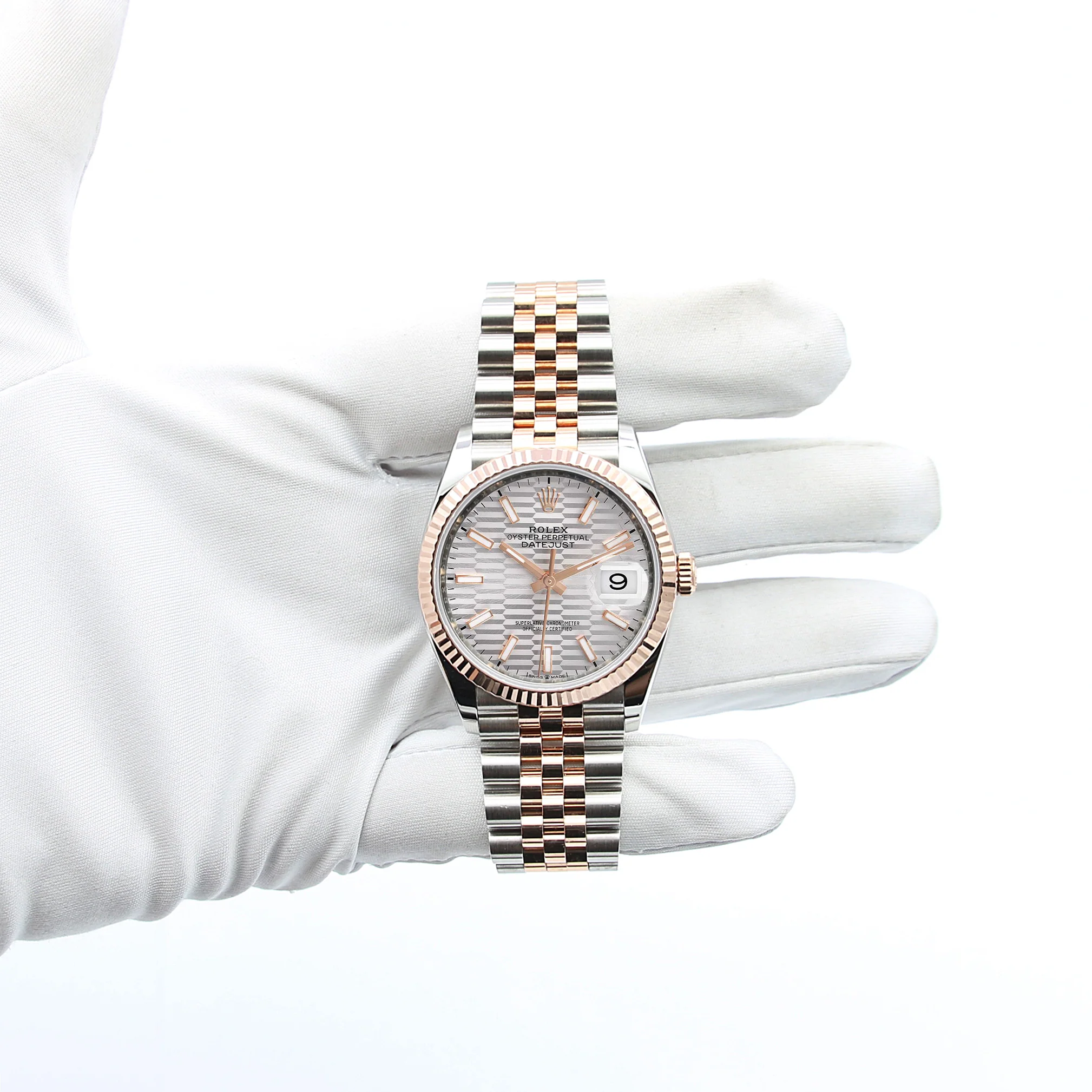 Rolex Datejust ref. 126231 - Silver Motif Dial - Full Set - Image 3