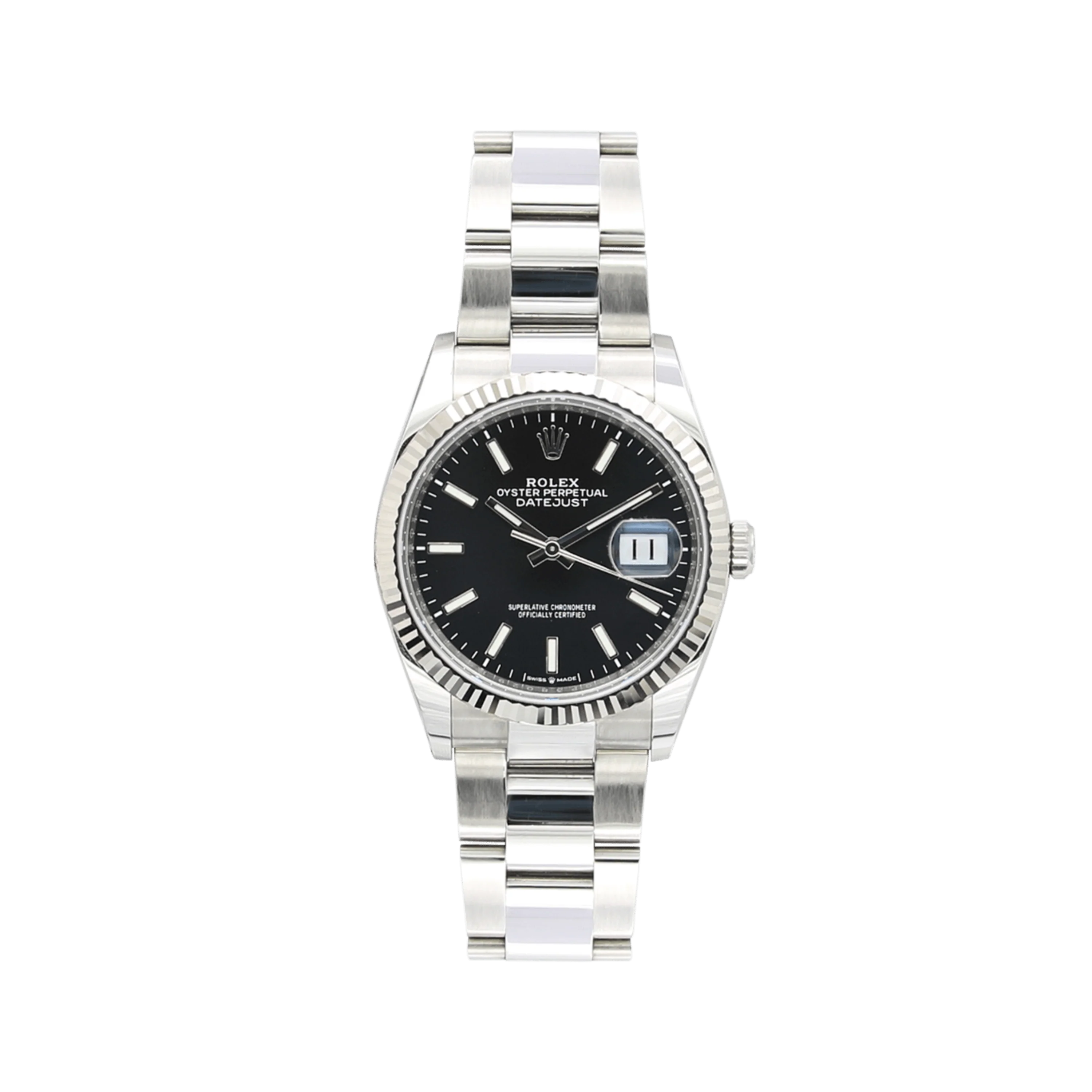 Rolex Datejust ref. 126234 Black Dial Oyster bracelet - Full Set - Image 2