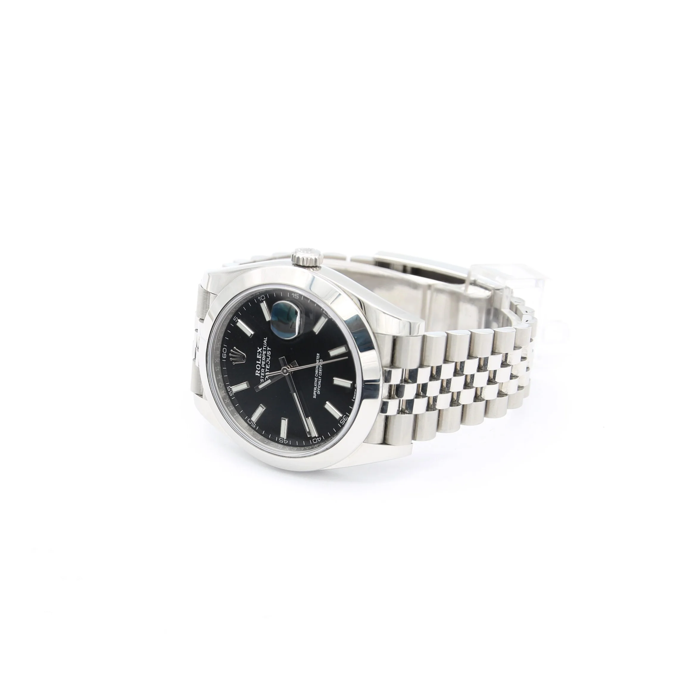 Rolex Datejust ref. 126300 Black Dial Jubilee bracelet - Full Set - Image 4