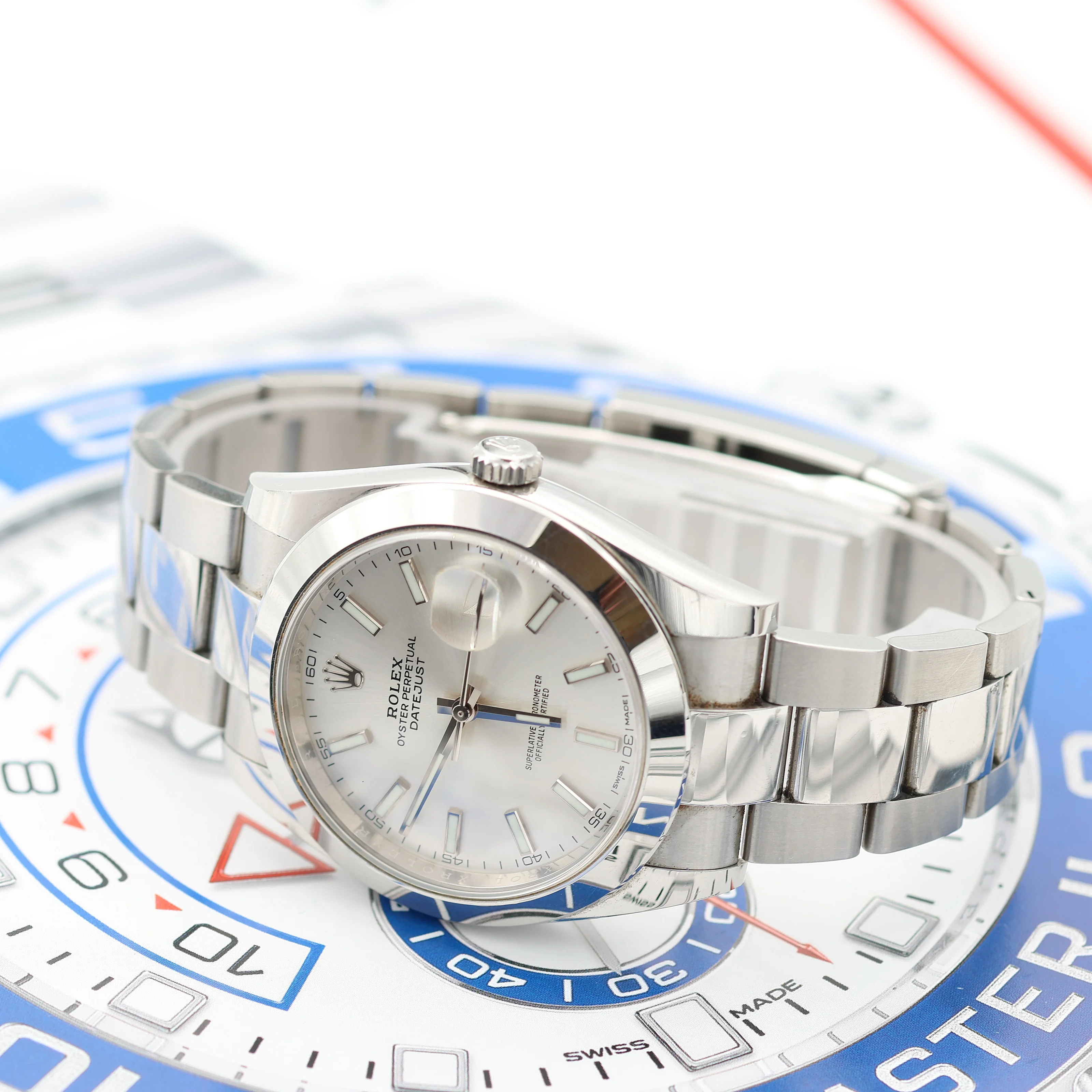 Rolex Datejust ref. 126300 Silver Dial Oyster bracelet - Full Set - Image 9