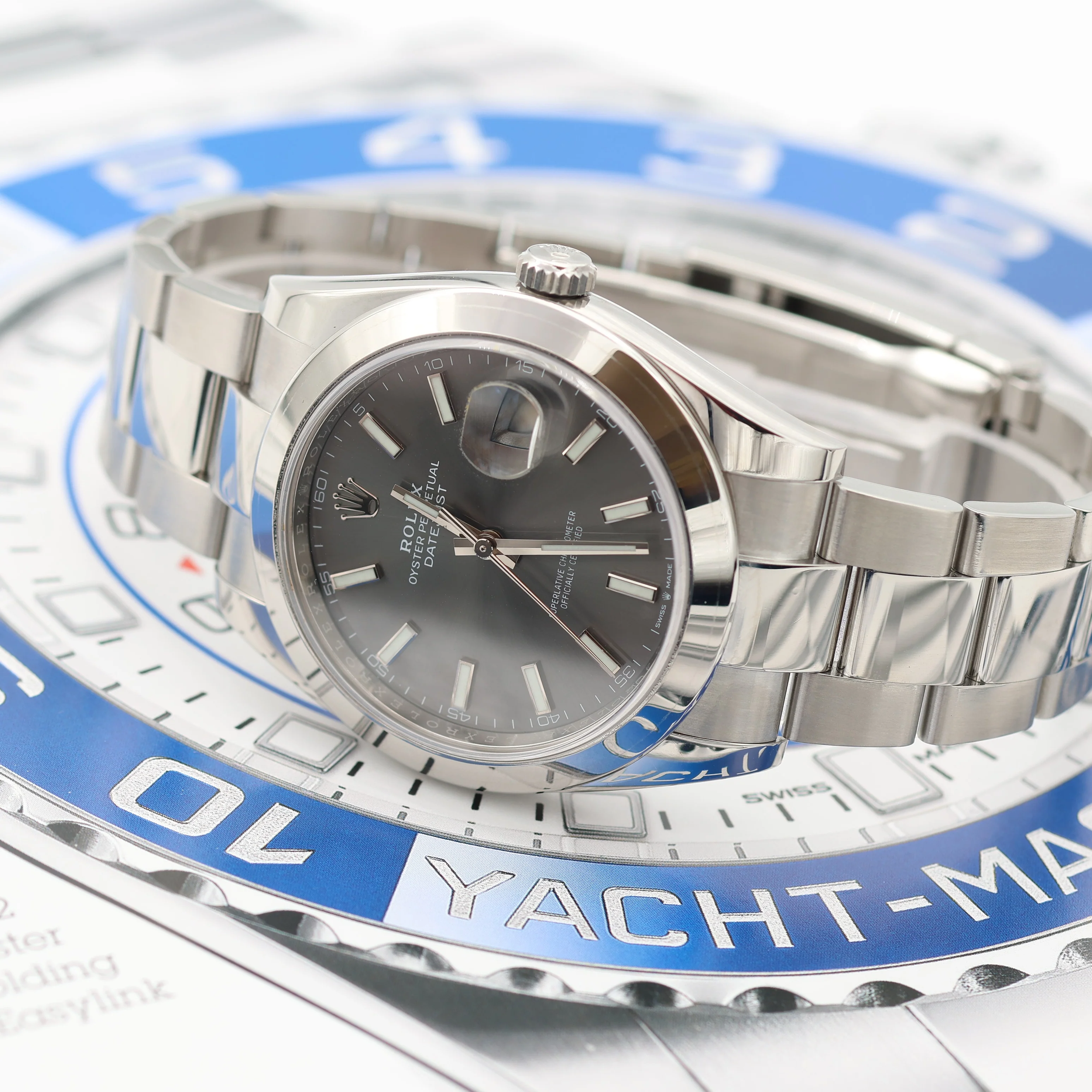 ON SALE: Rolex Datejust ref. 126300 Slate Gray Dial Oyster bracelet - Full Set - Image 6