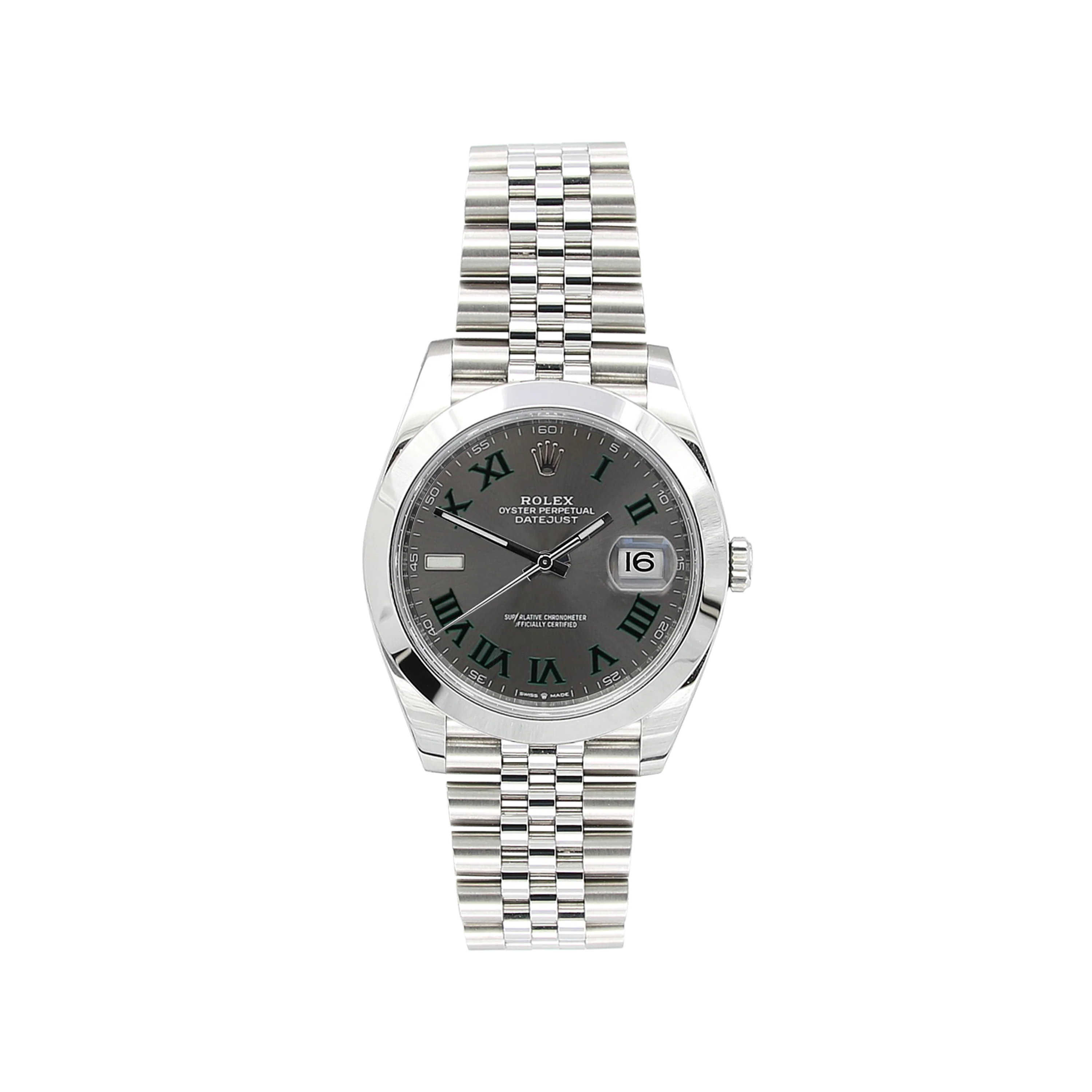 Rolex Datejust ref. 126300 Wimbledon Dial Jubilee bracelet - Full Set