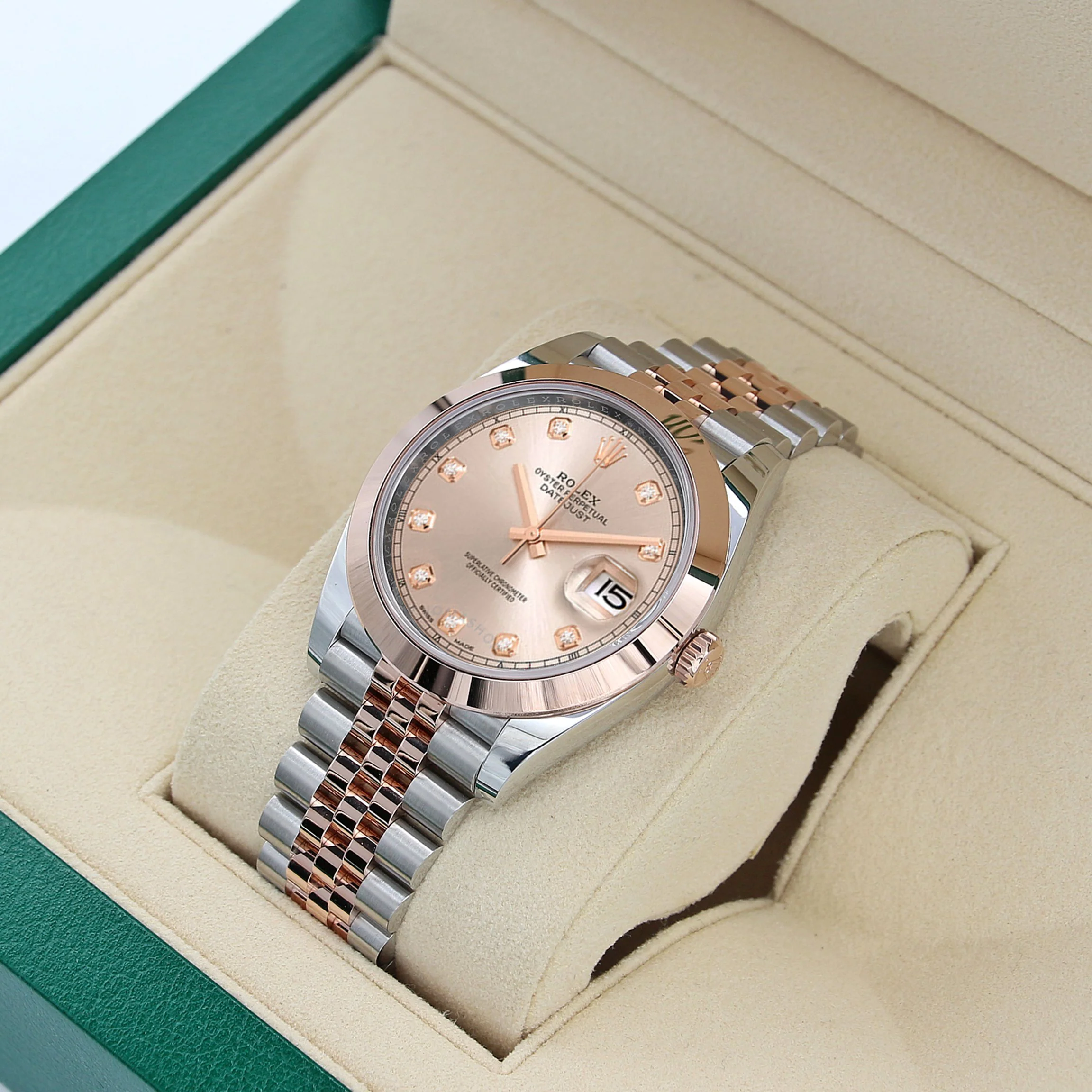 Rolex Datejust ref. 126301 Sundust Diamonds Dial Jubilee bracelet - Full Set - Image 2