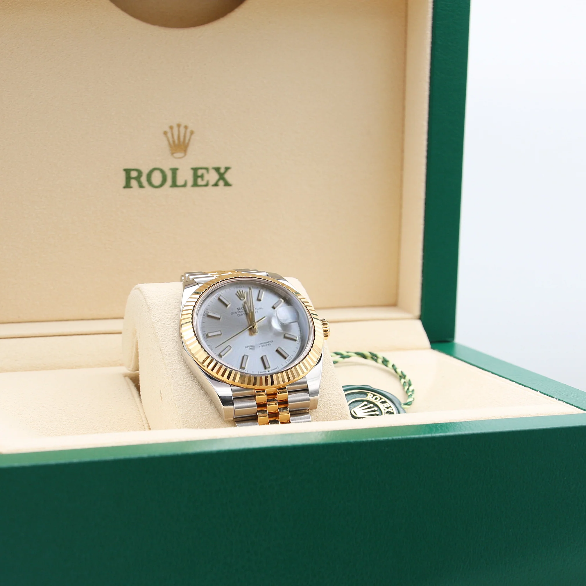 Rolex Datejust ref. 126333 Silver Dial Jubilee bracelet - Full Set - Image 4