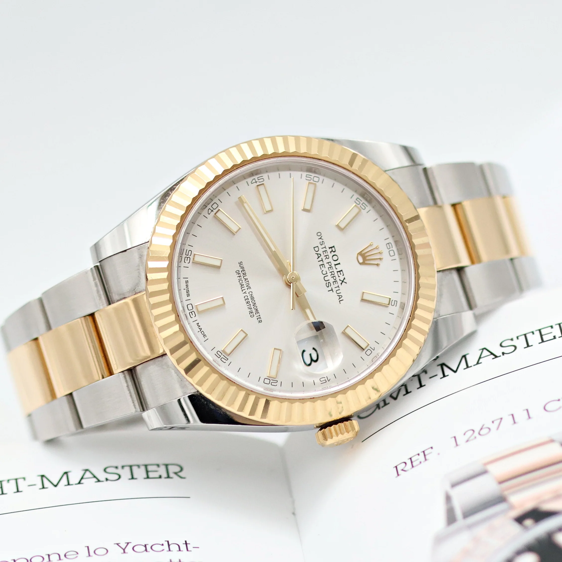 Rolex Datejust ref. 126333 Silver Dial Oyster bracelet - Full Set - Image 10