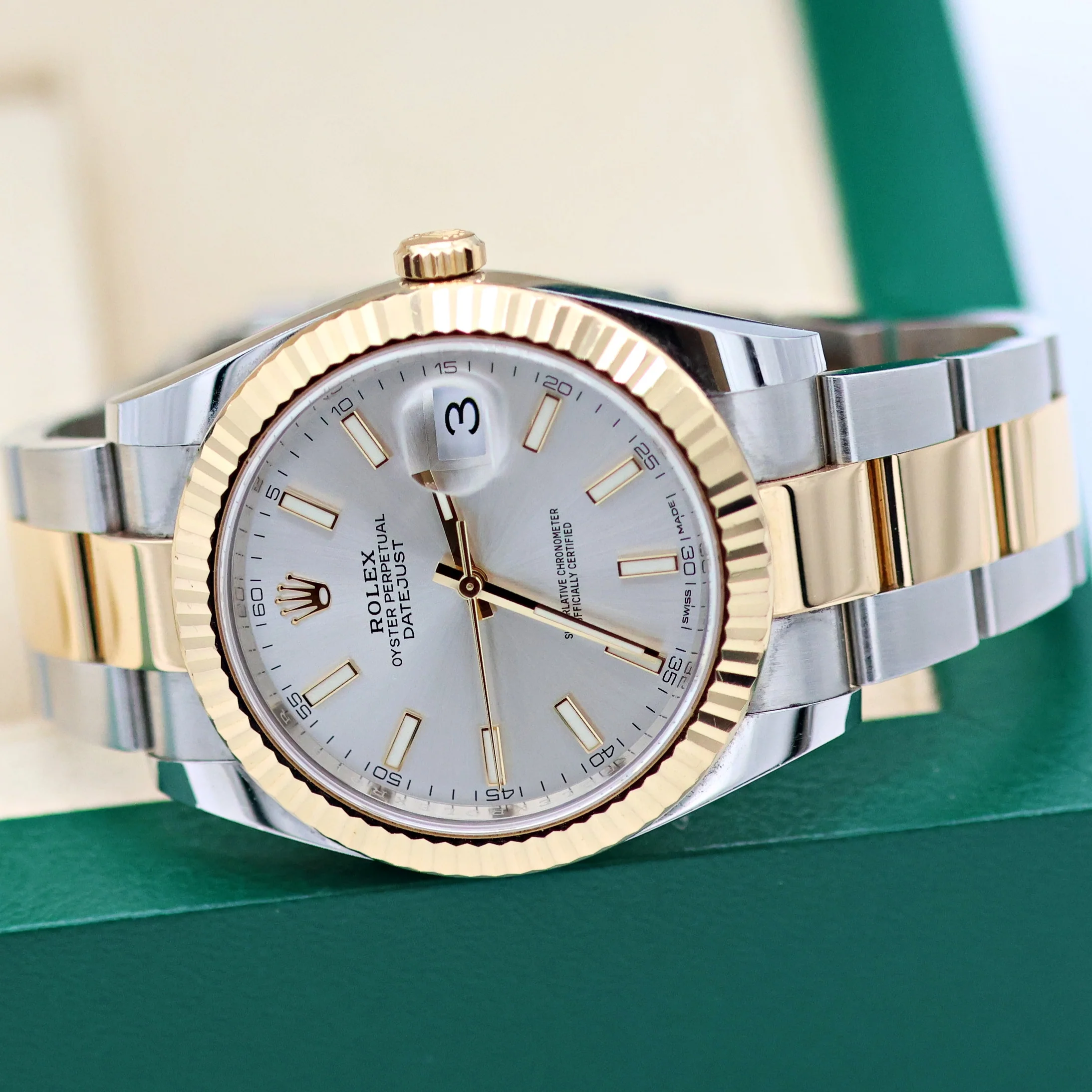 Rolex Datejust ref. 126333 Silver Dial Oyster bracelet - Full Set - Image 11