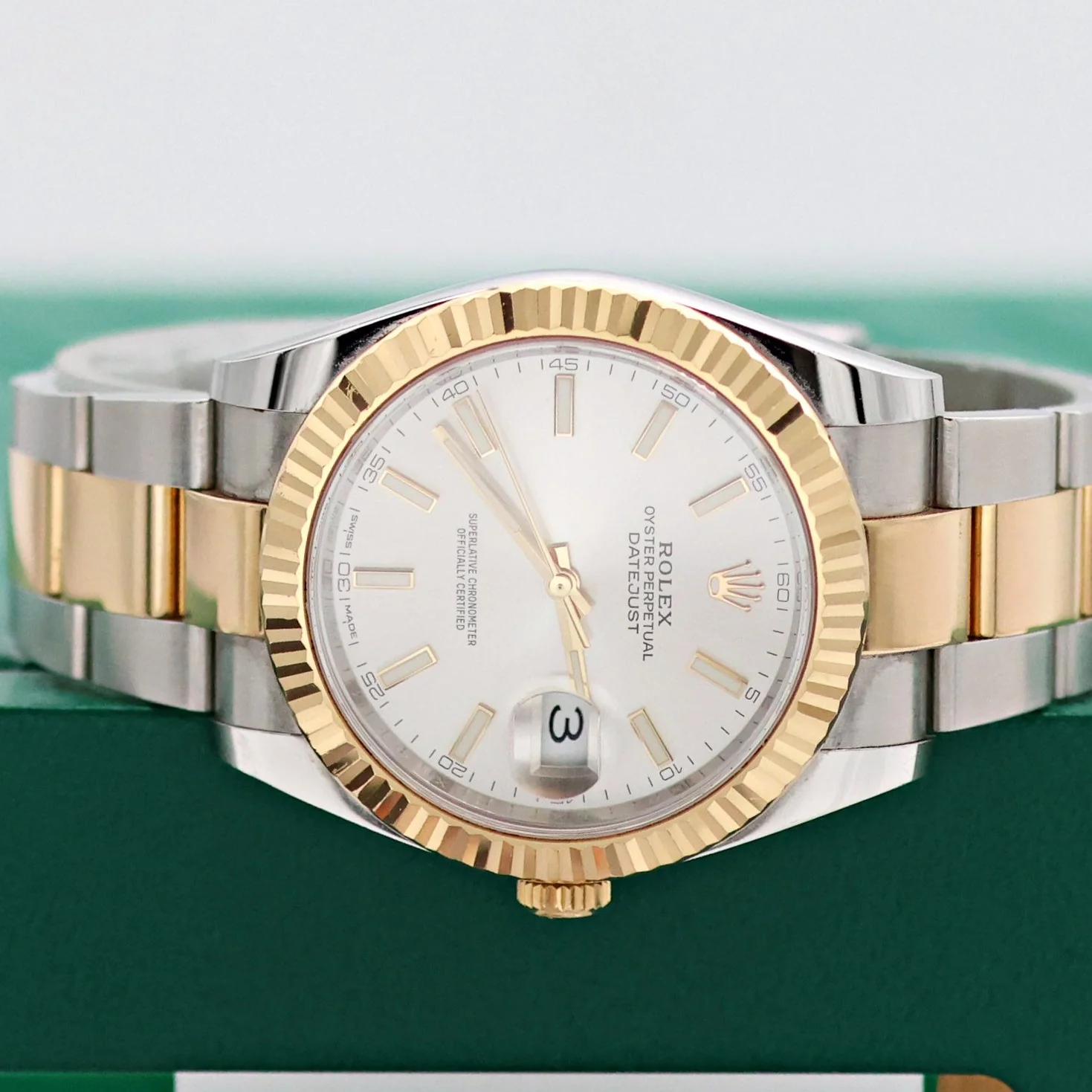 Rolex Datejust ref. 126333 Silver Dial Oyster bracelet - Full Set - Image 12