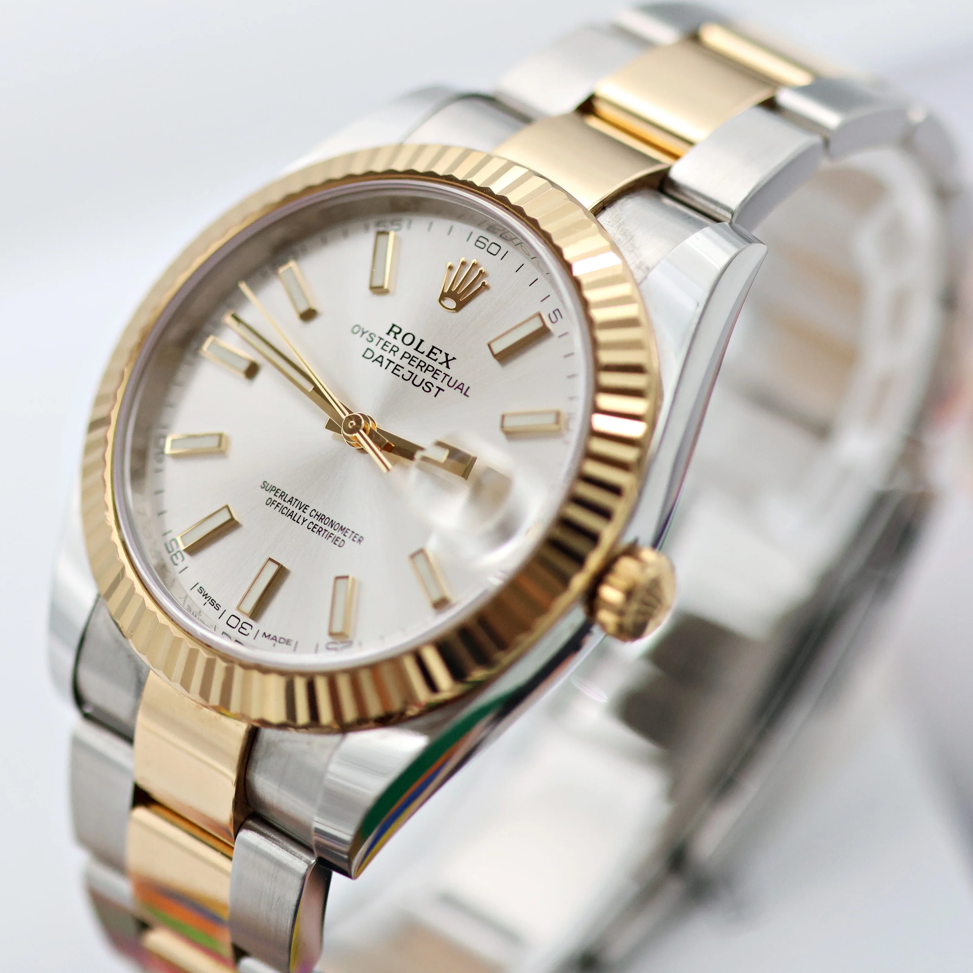 Rolex Datejust ref. 126333 Silver Dial Oyster bracelet - Full Set - Image 2