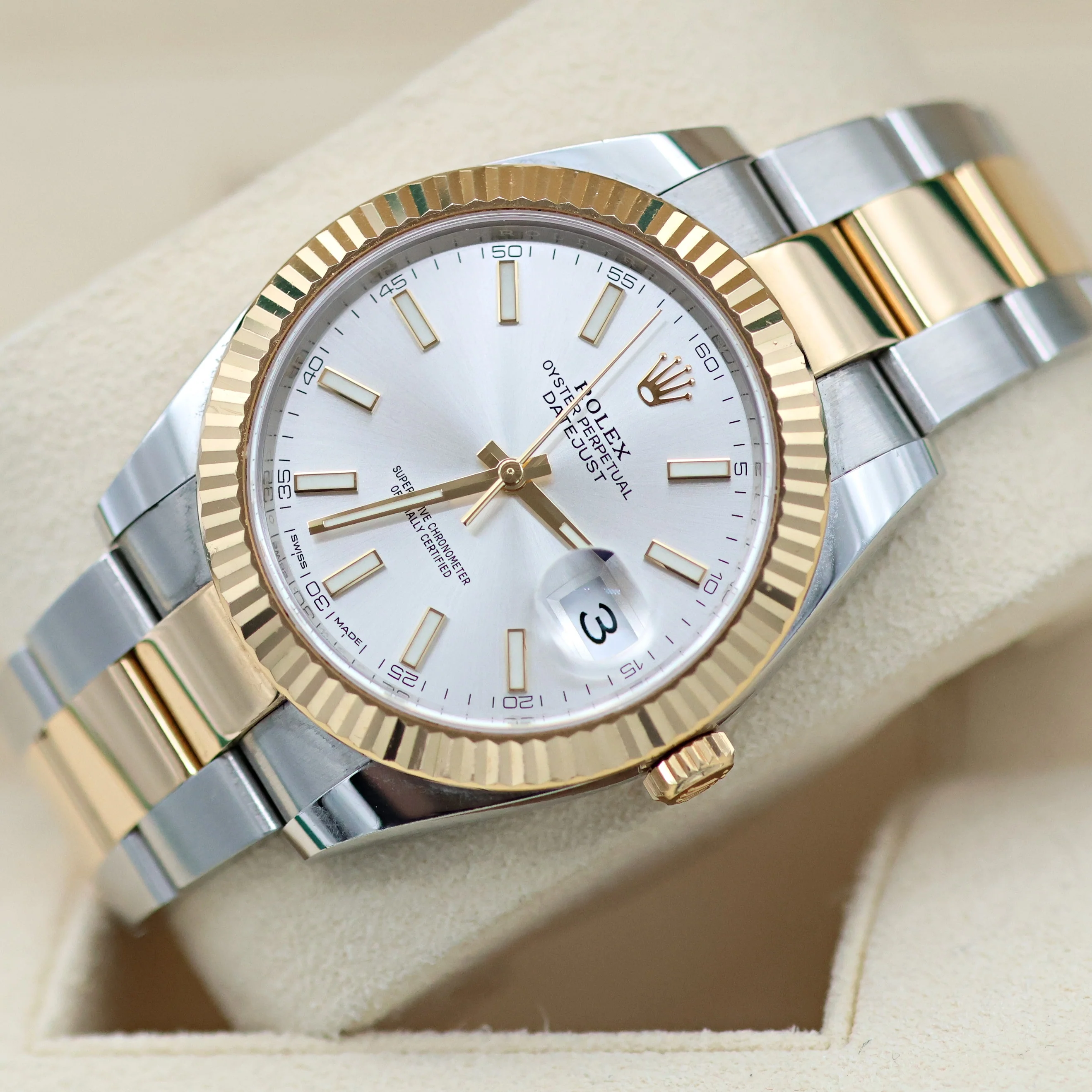 Rolex Datejust ref. 126333 Silver Dial Oyster bracelet - Full Set - Image 6