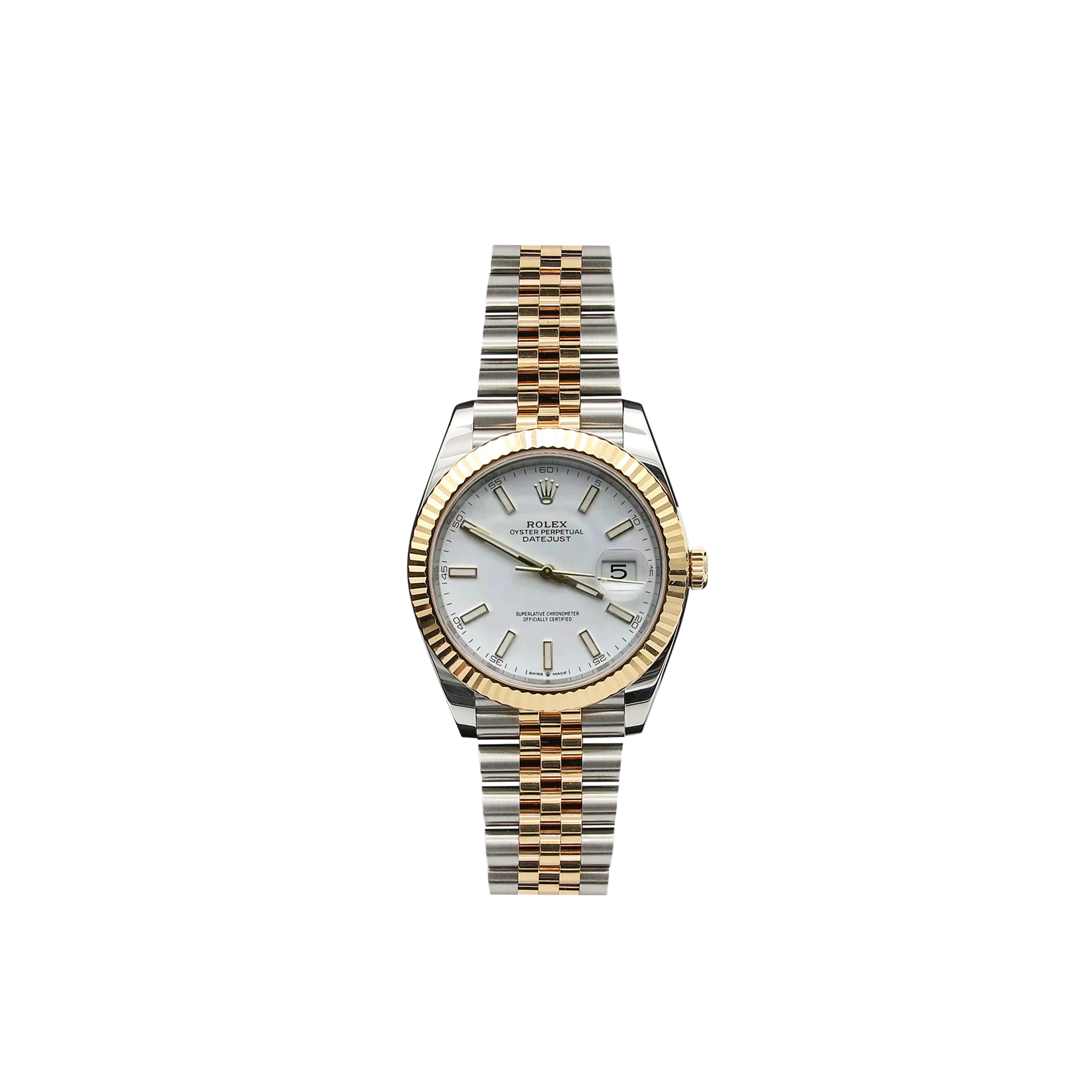 Rolex Datejust ref. 126333 White Dial Jubilee bracelet - Full Set