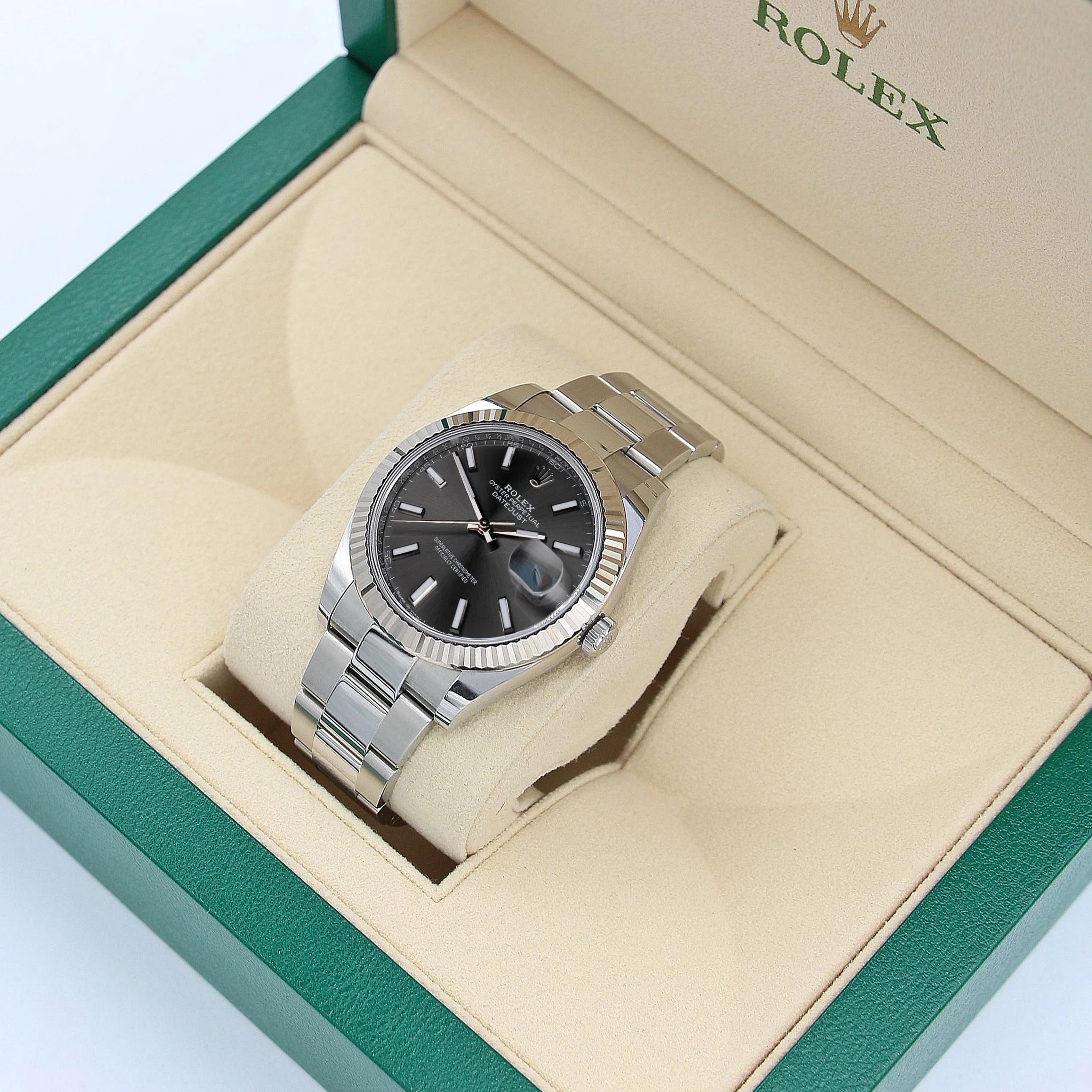 Rolex Datejust ref. 126334 Slate Gray Dial Oyster bracelet - Full Set - Image 2