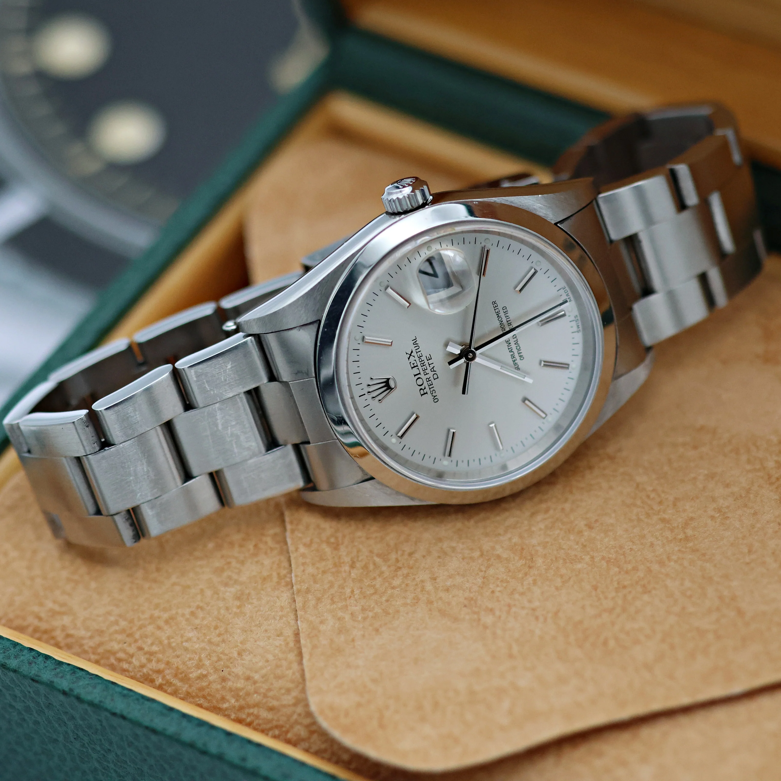 Rolex Date ref. 15200 - Silver Dial - Full set - Image 13