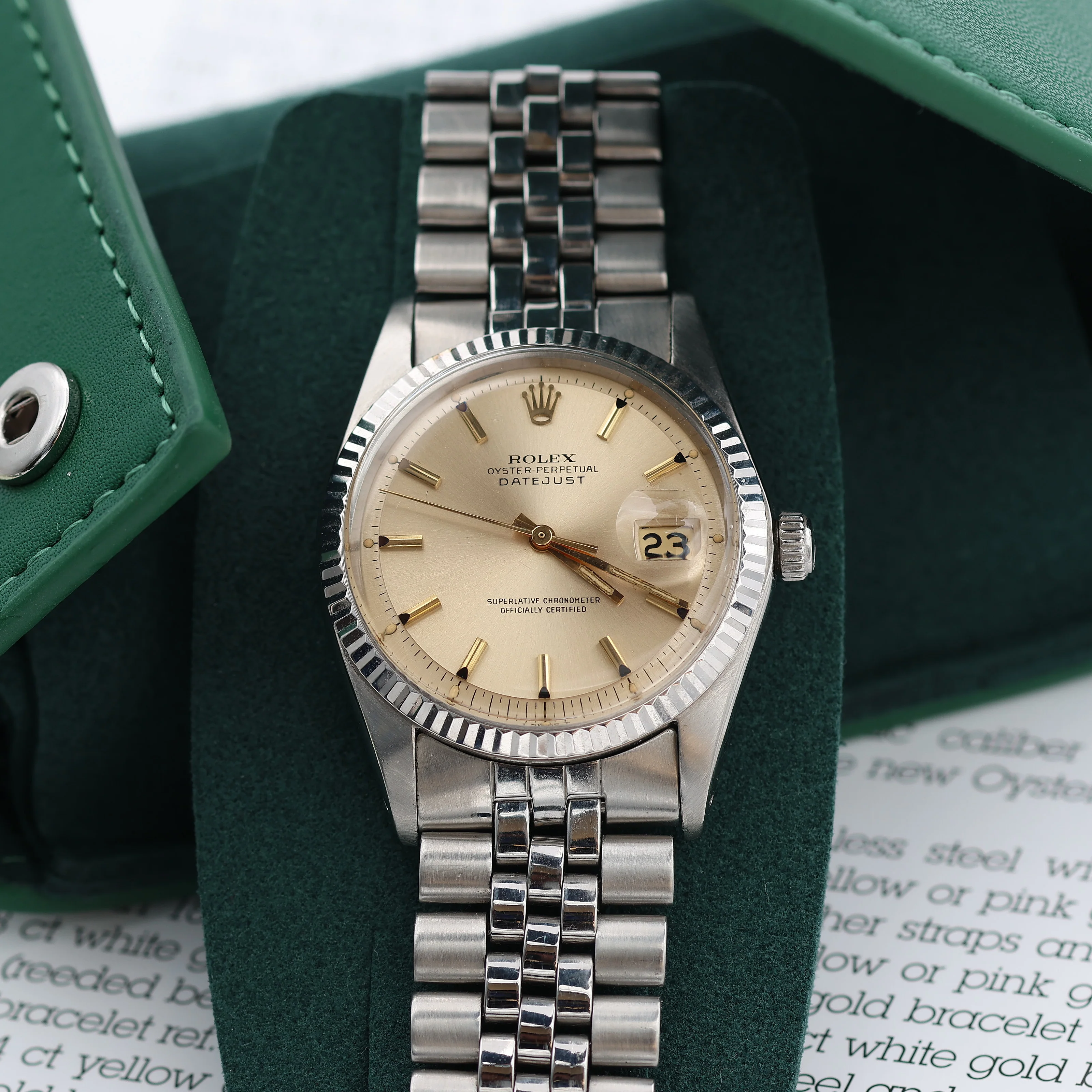 Rolex Datejust ref. 1601 - Champagne Dial Special Saudi - Jubilee Bracelet
