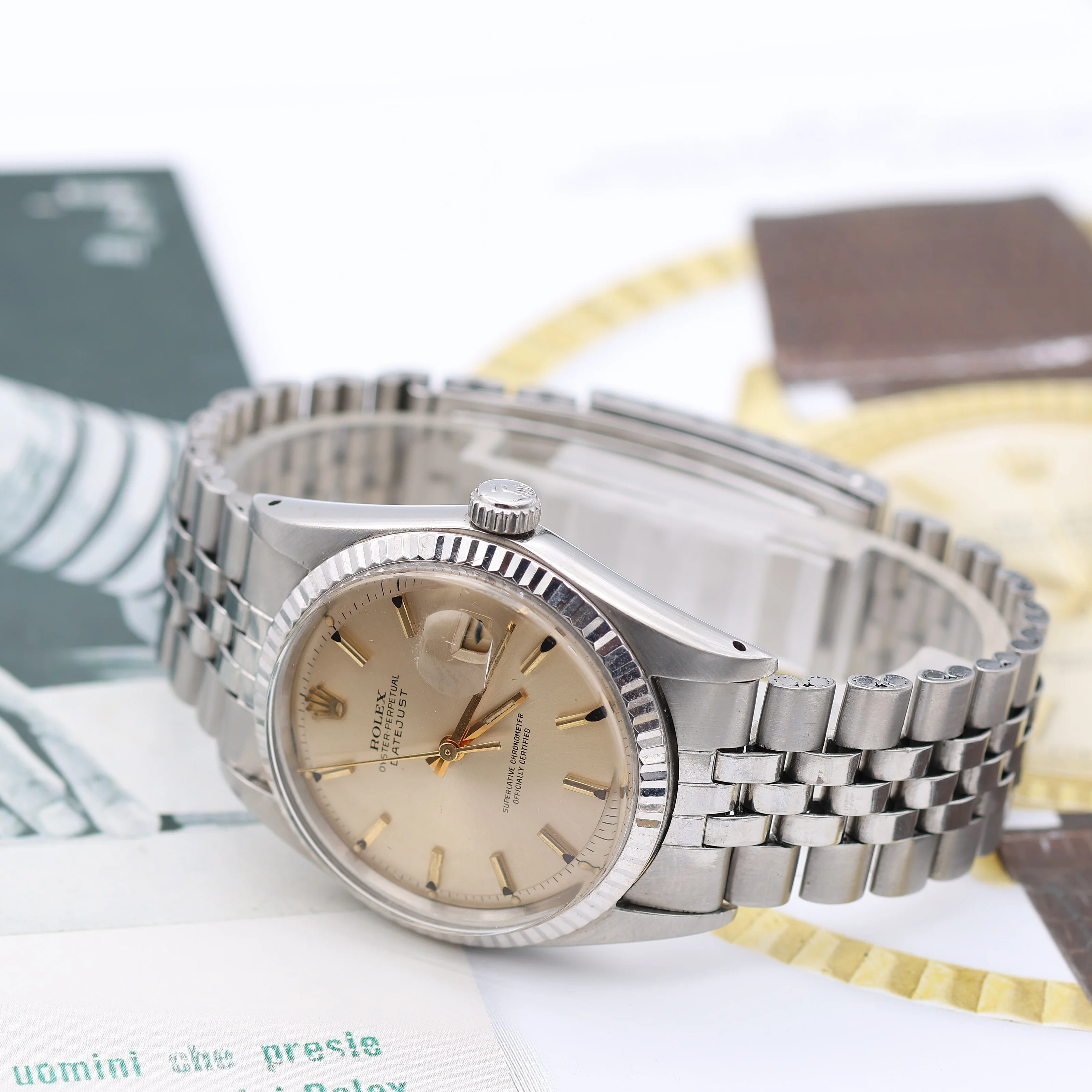 Rolex Datejust ref. 1601 - Champagne Dial Special Saudi - Jubilee Bracelet - Image 6