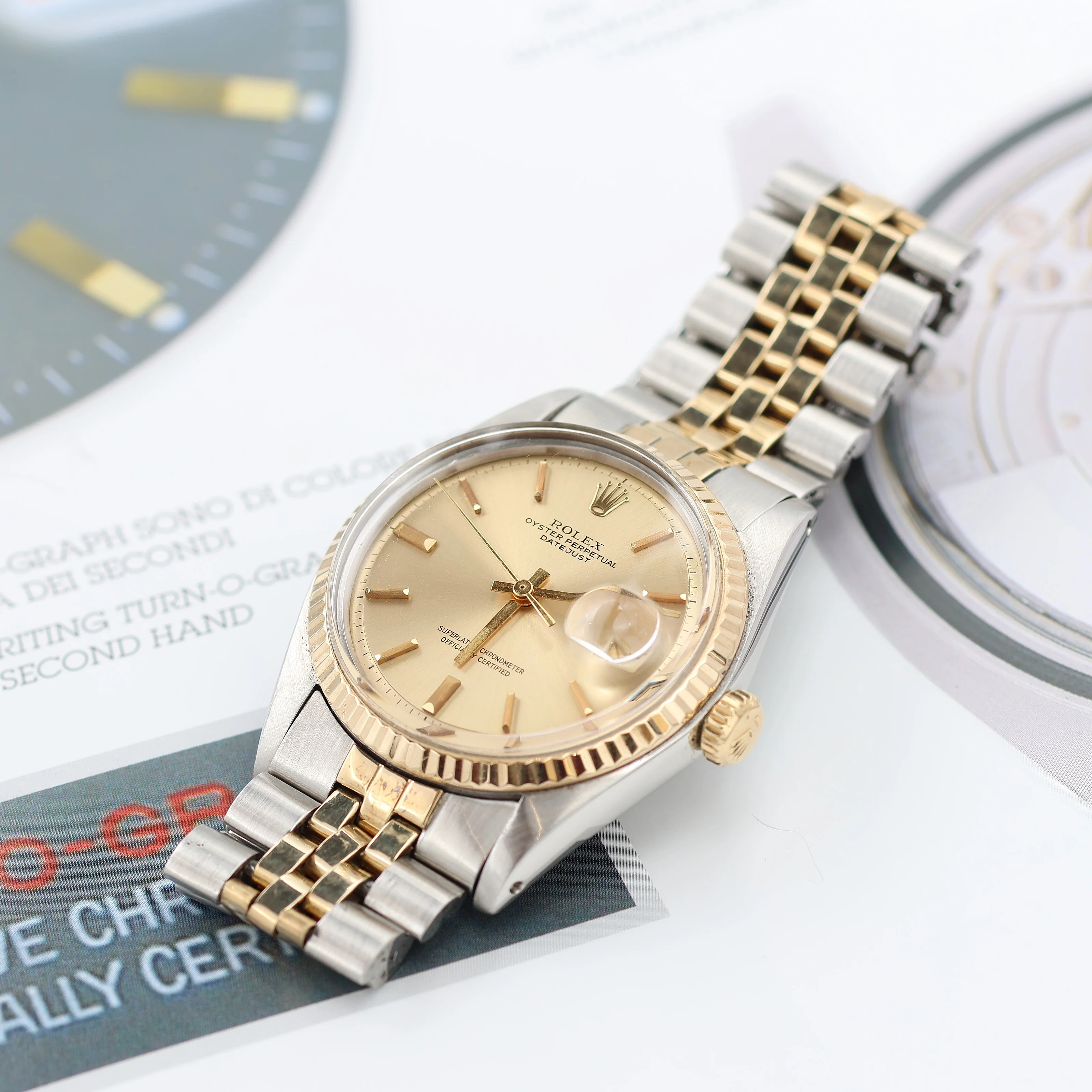 Rolex Datejust ref. 1601 - Champagne Dial (V III) - Jubilee Bracelet - Image 5
