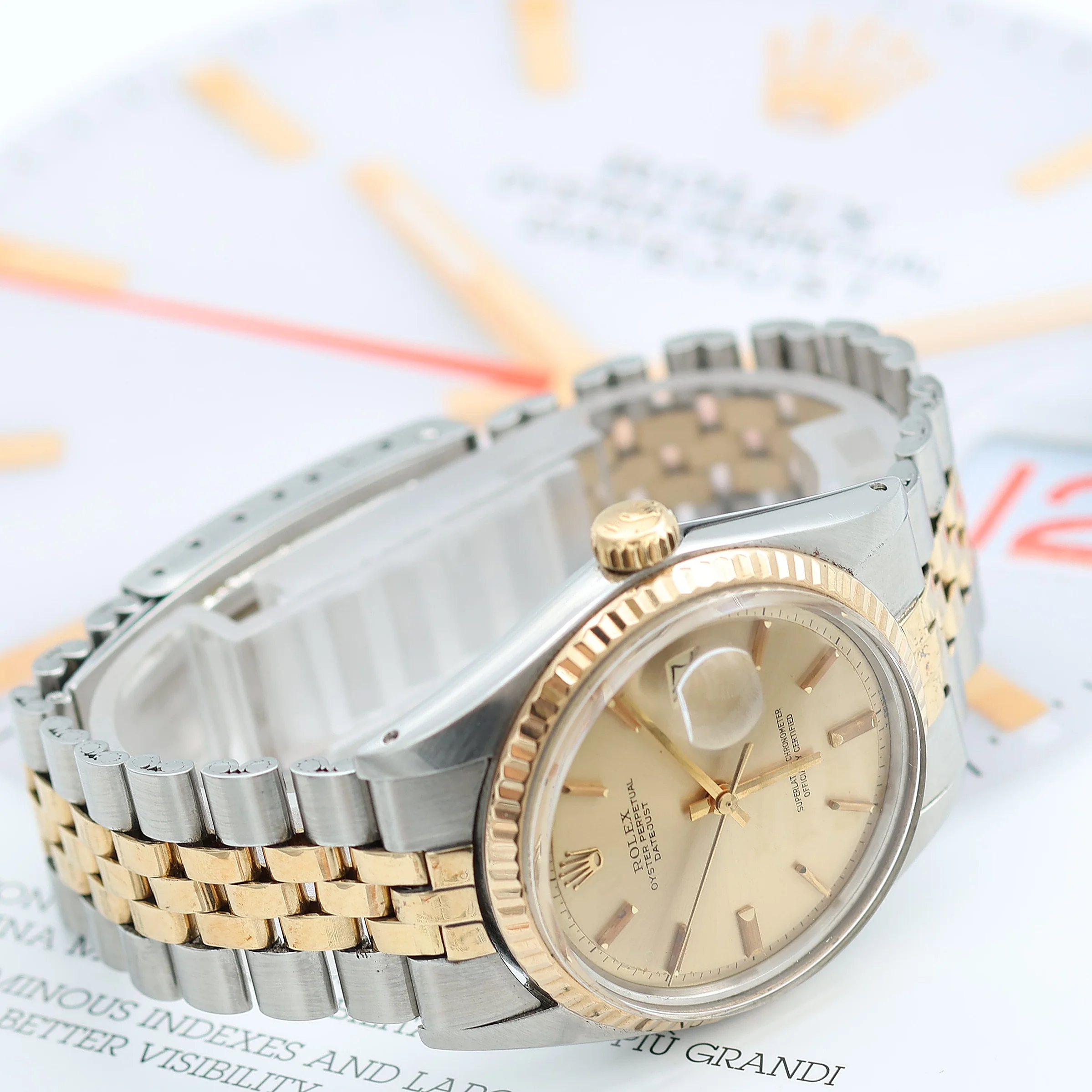 Rolex Datejust ref. 1601 - Champagne Dial (V III) - Jubilee Bracelet - Image 6