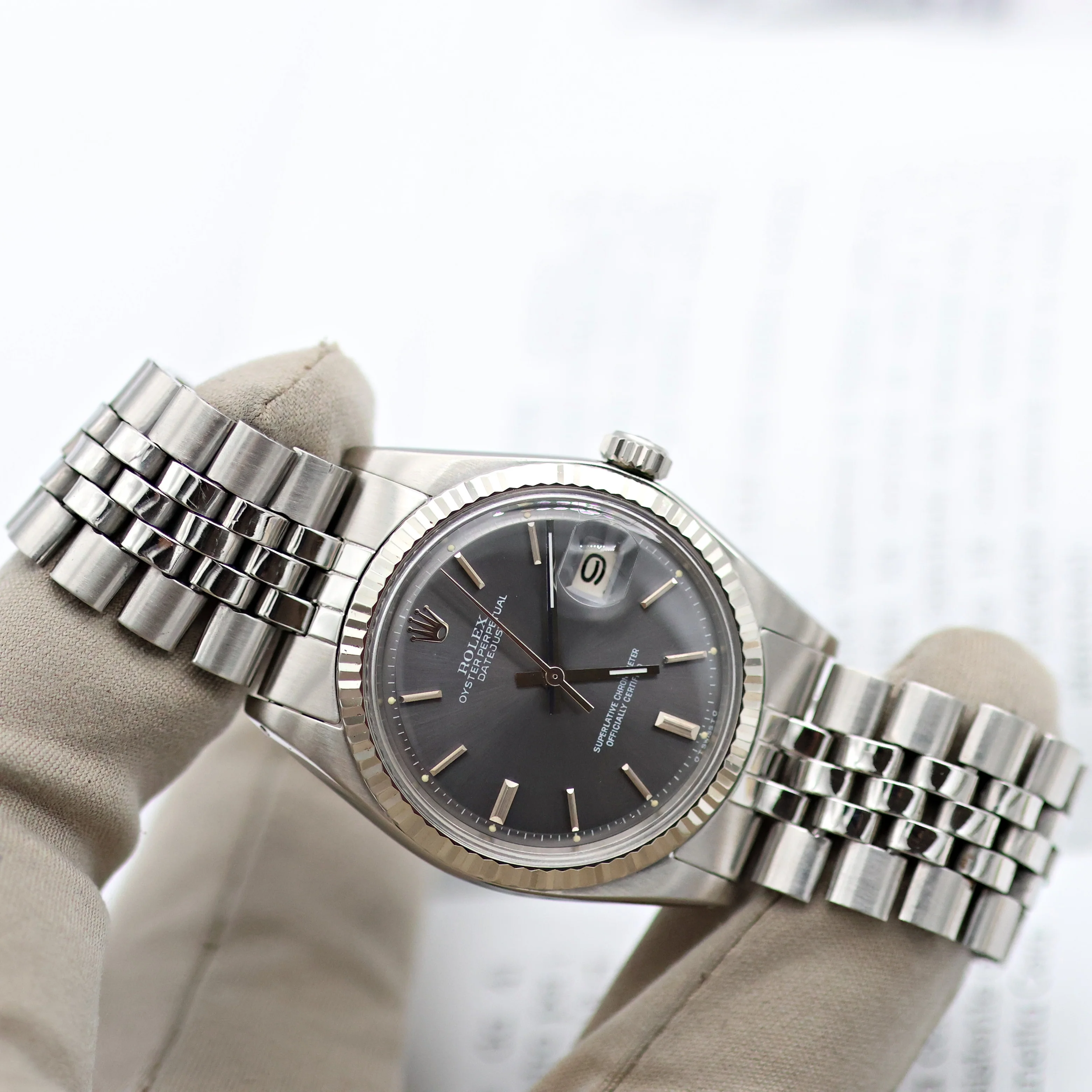 Rolex Datejust ref. 1601 - Grey Dial - Jubilee bracelet - Image 16