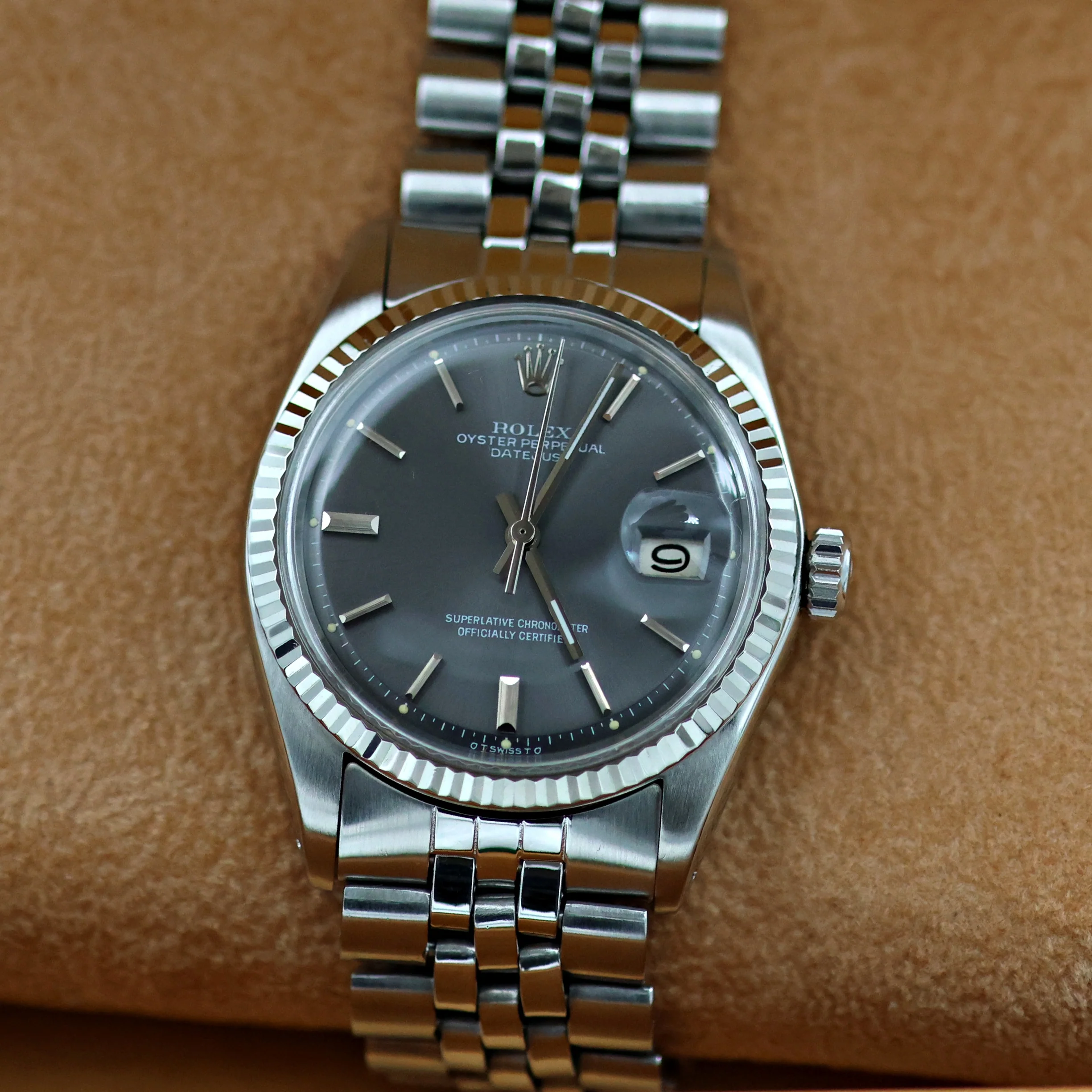 Rolex Datejust ref. 1601 - Grey Dial - Jubilee bracelet - Image 2